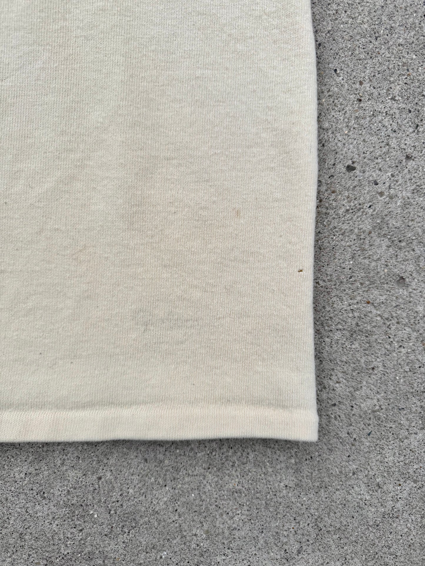 Vintage 1960s/70s Palco Cream Wool Henley Tee | M/L