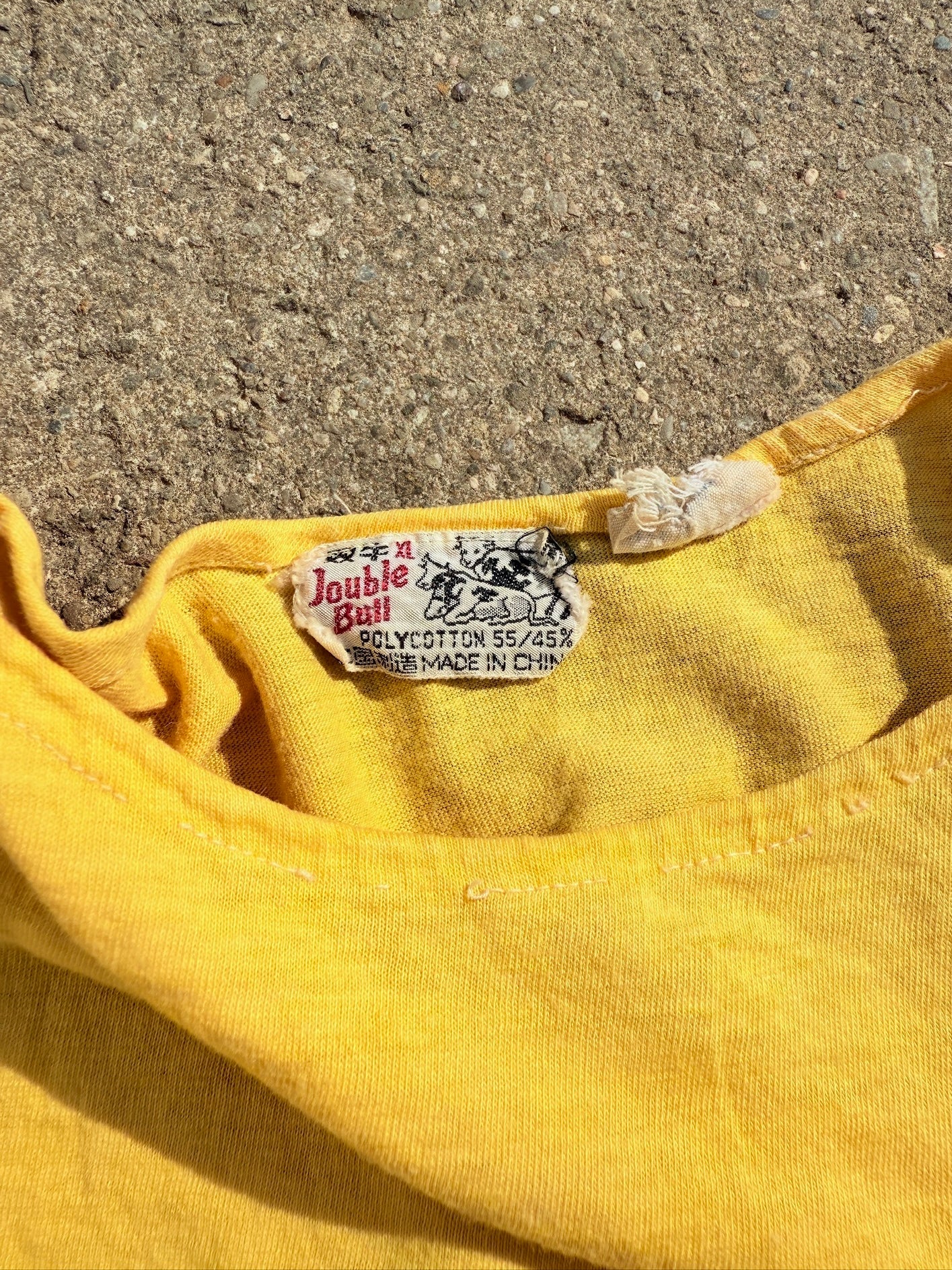 Vintage Yellow Key West Passport Graphic Tank Top | XL