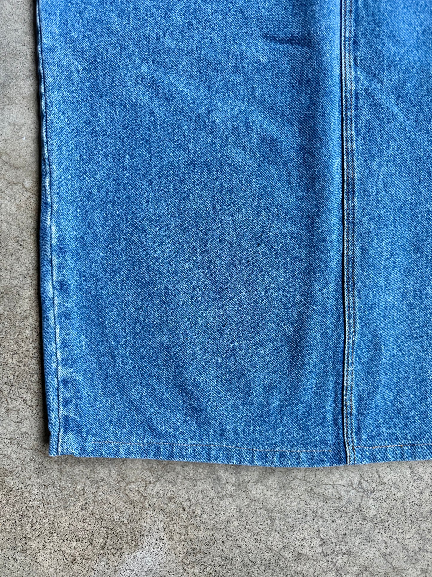 Vintage 1990s Hunt Club Denim Midi Skirt | Waist 32”