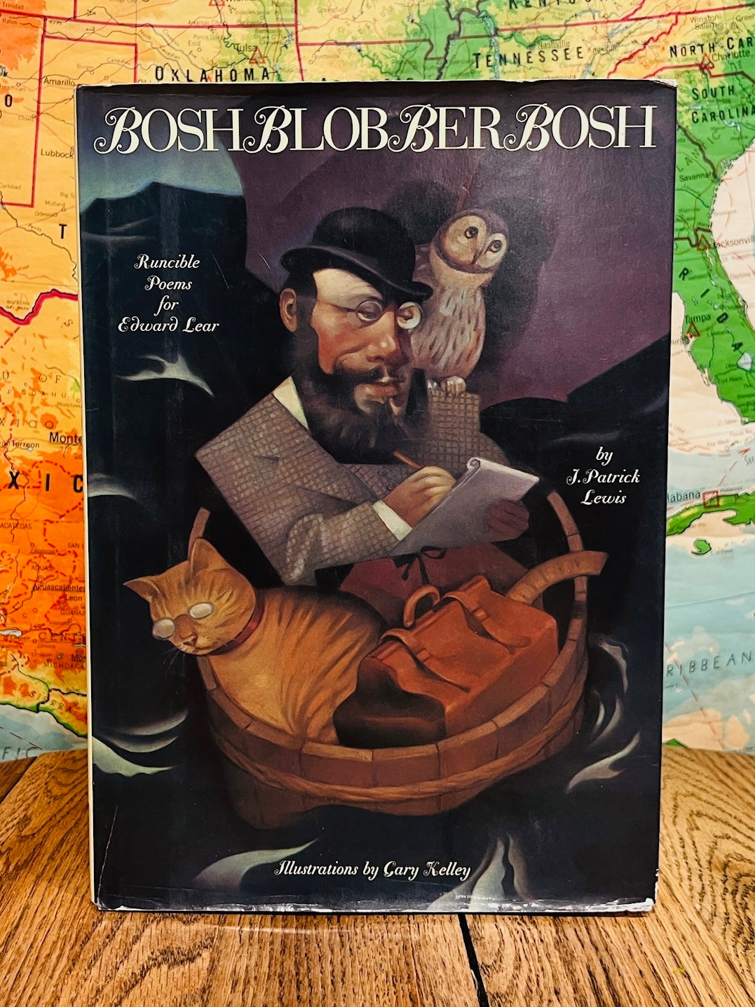 Vintage Boshblobberbosh Runcible Poems for Edward Lear Hardcover Book | First Edition