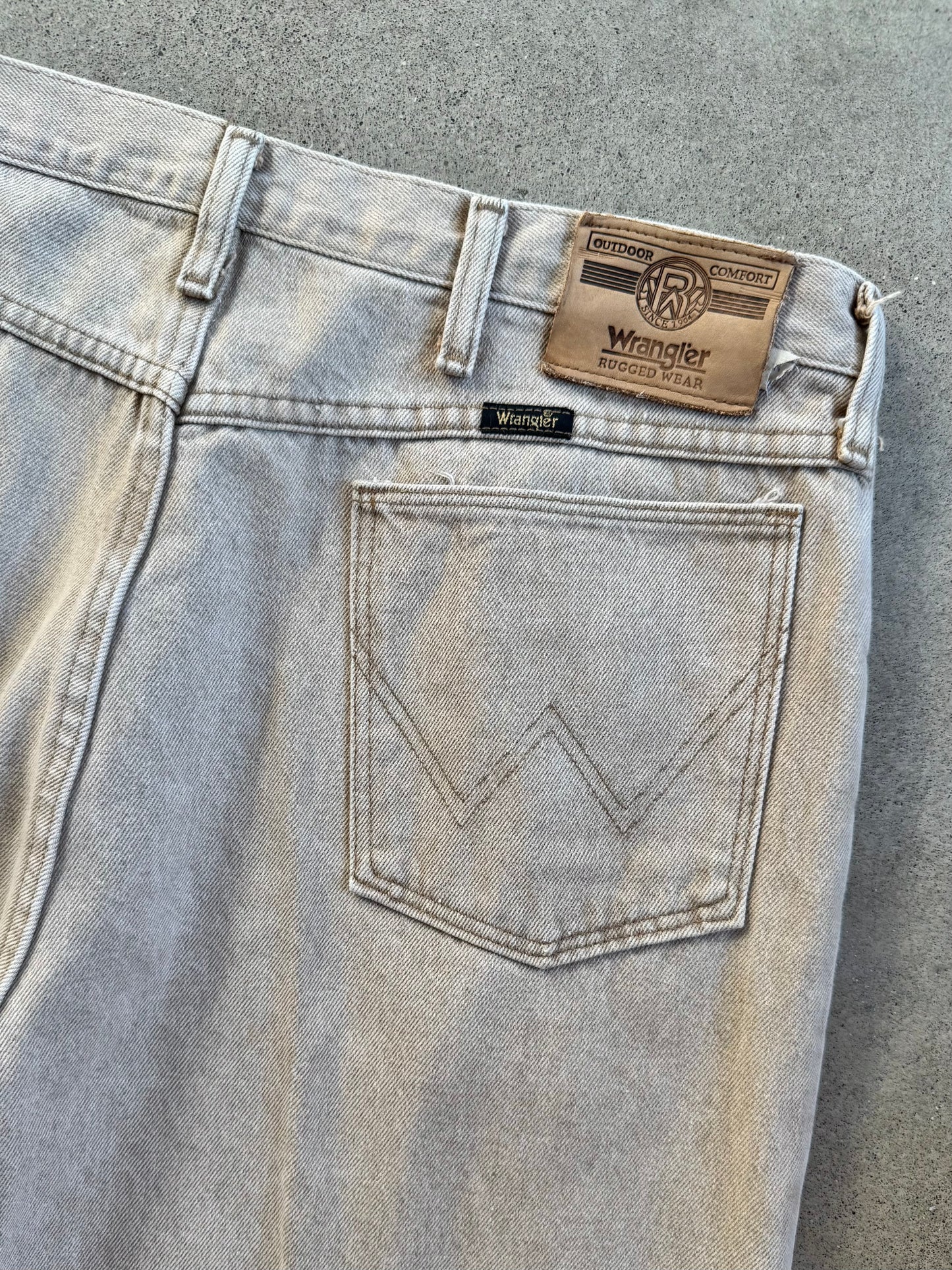 Vintage 1990s Wrangler Rugged Wear Double Knee Brush Pants | Waist 38”