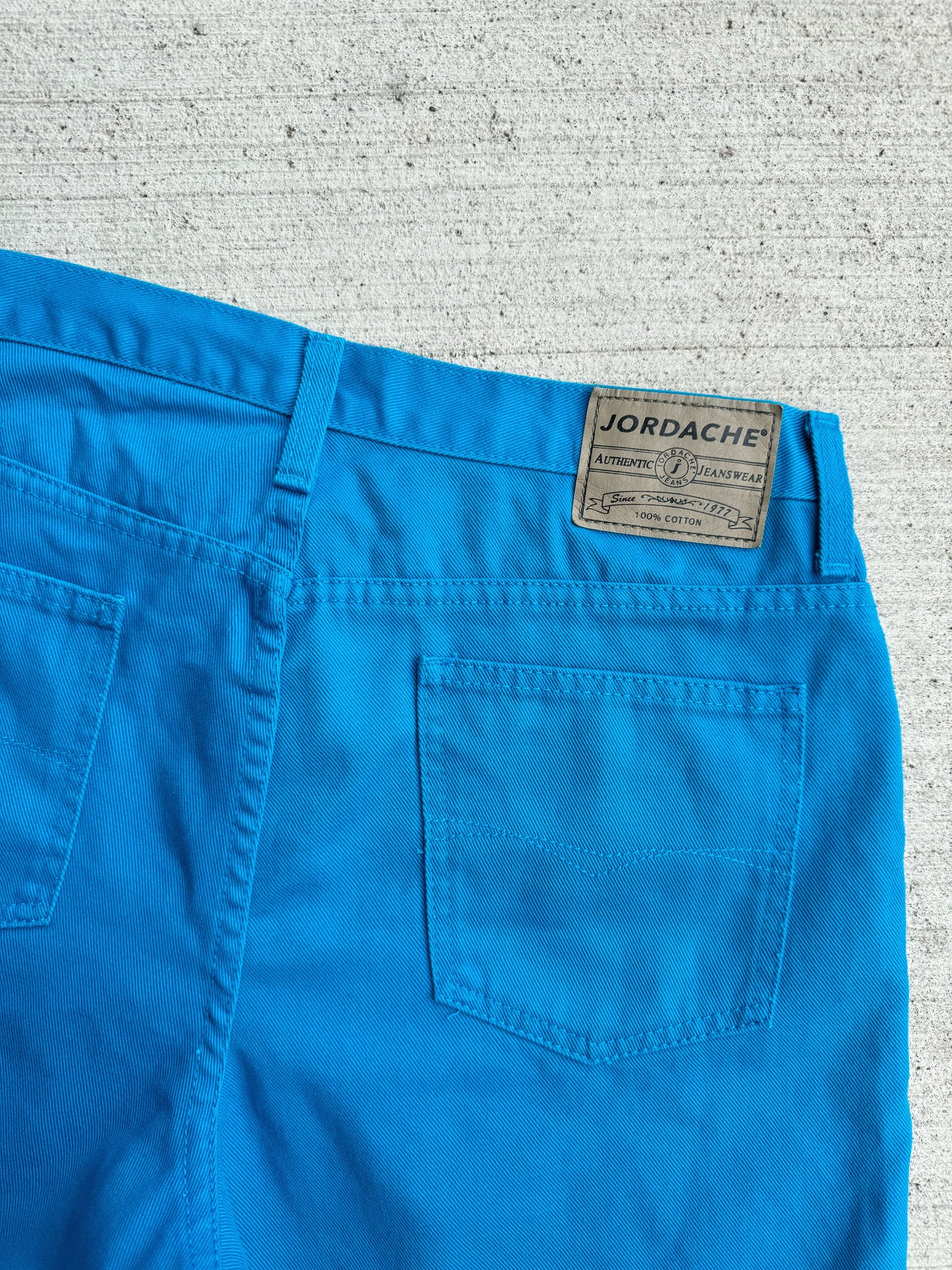 Vintage 1980s/90s Jordache Blue Twill Shorts | Large