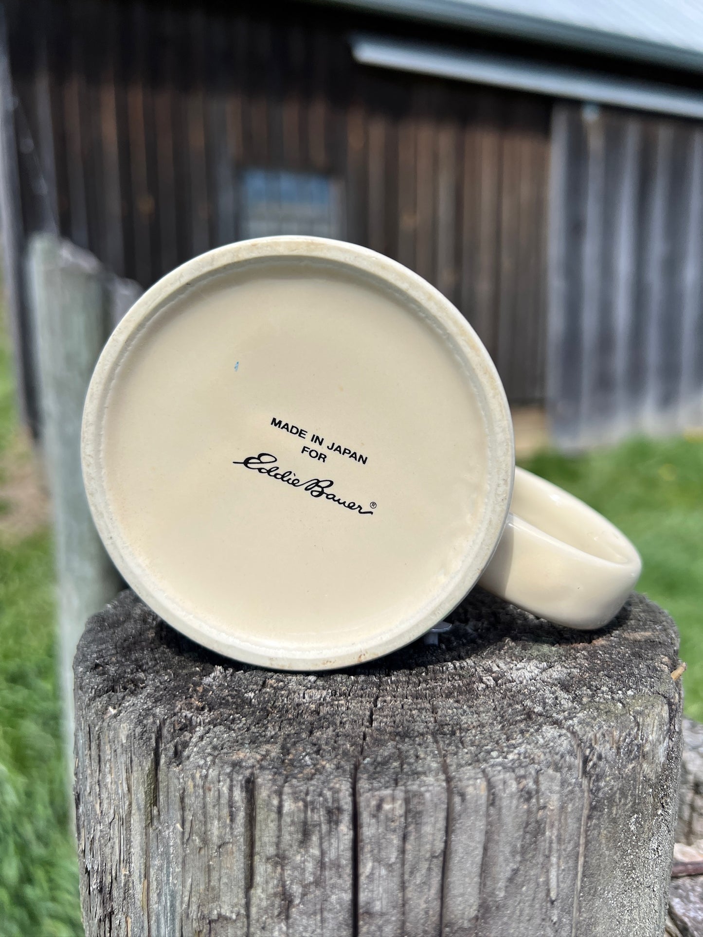 Vintage Eddie Bauer Fishing Mug