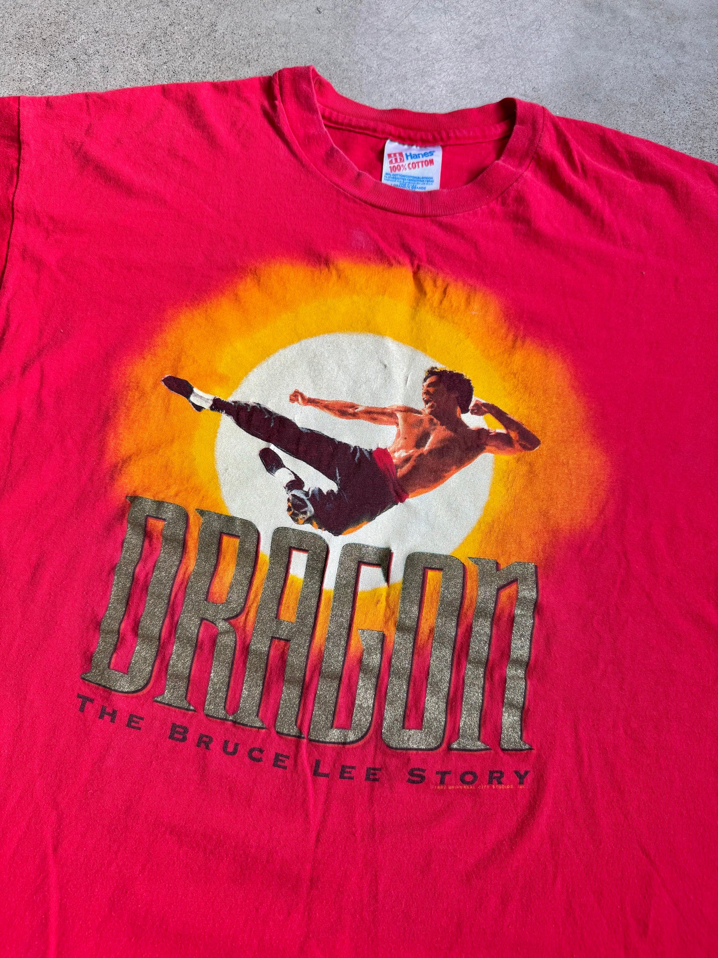 Vintage 1990s Dragon: The Bruce Lee Story Graphic Tee | XL