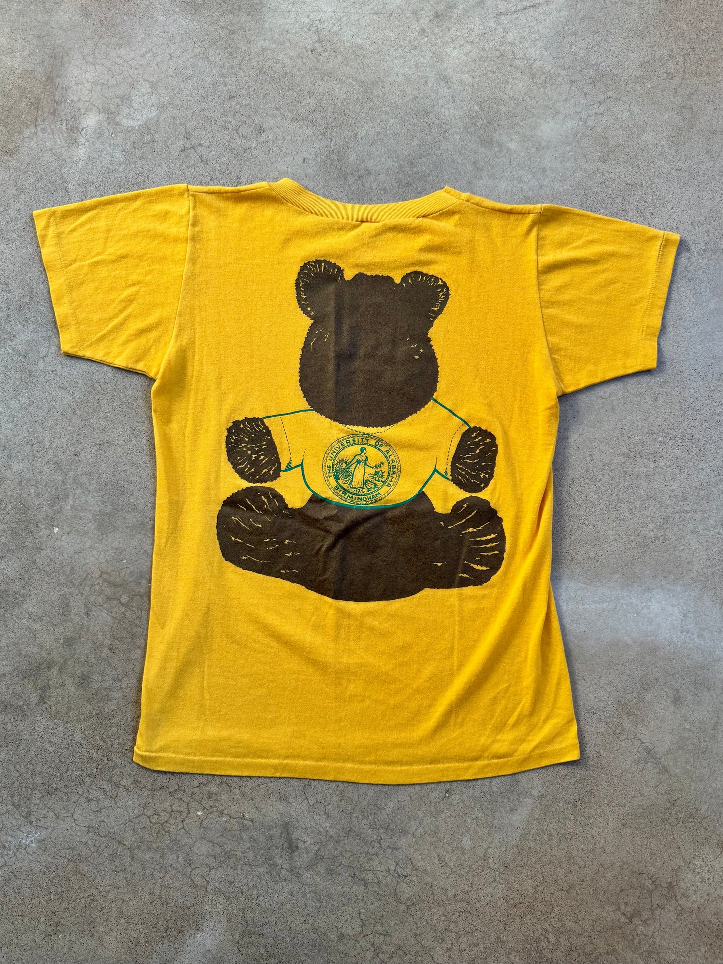 Vintage 1970s University of Alabama Birmingham Teddy Bear Tee | Medium