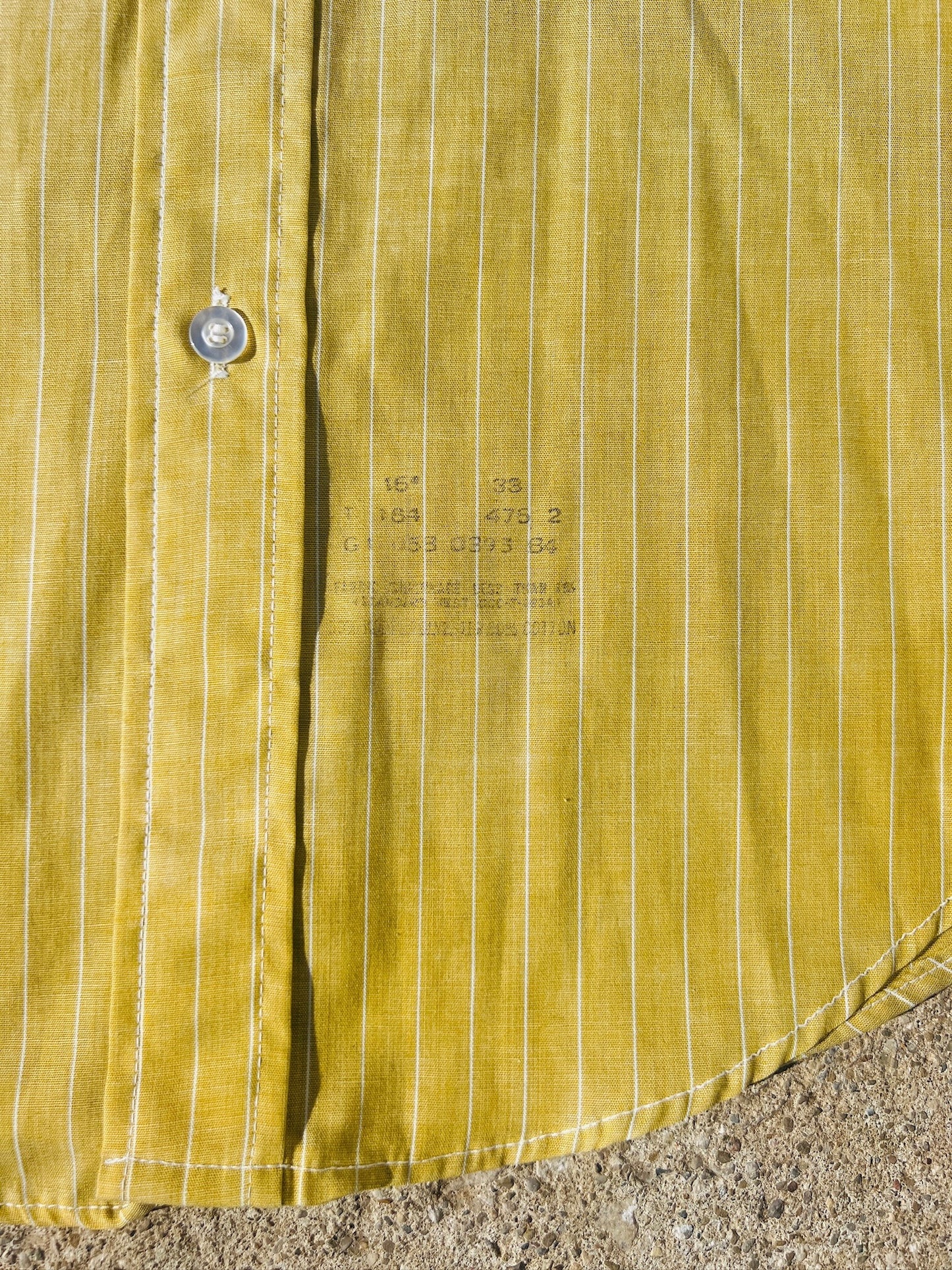 Vintage Van Heusen Striped Dress Shirt | Large