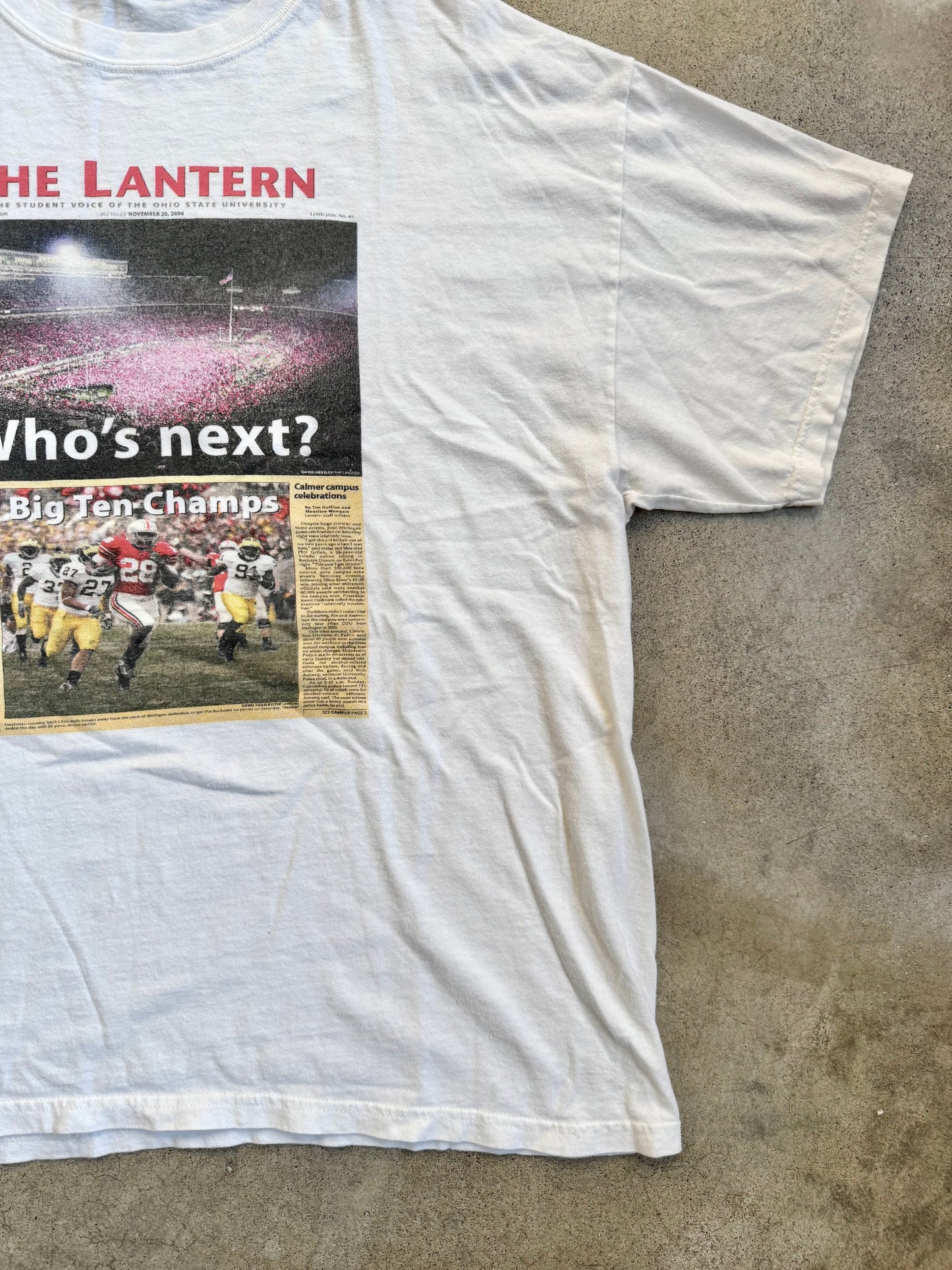 2006 Ohio State The Lantern Student Newspaper Graphic Tee | XL