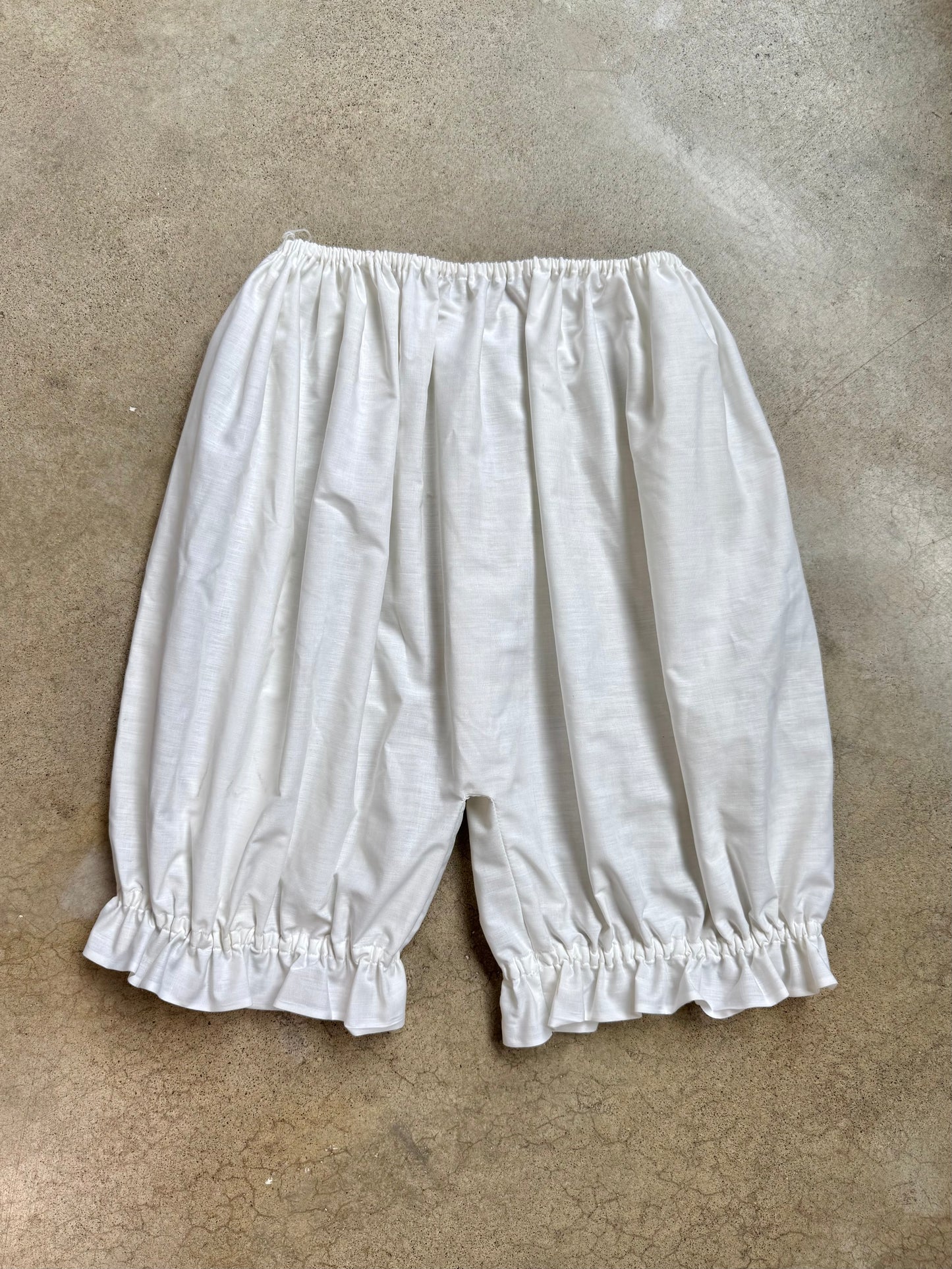Vintage White Cotton Bloomers
