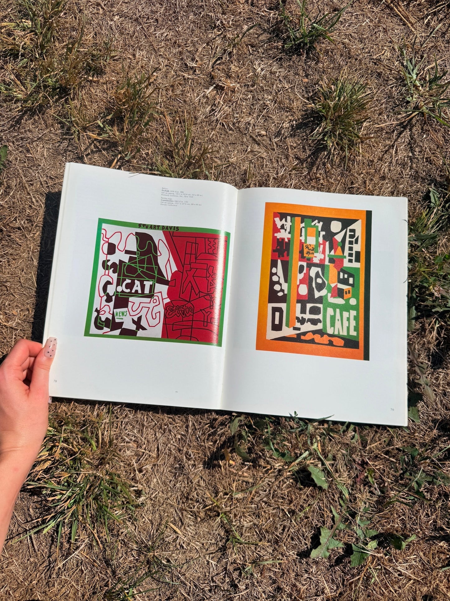 Vintage 1970s Stuart Davis: Art & Art Theory Exhibition Book