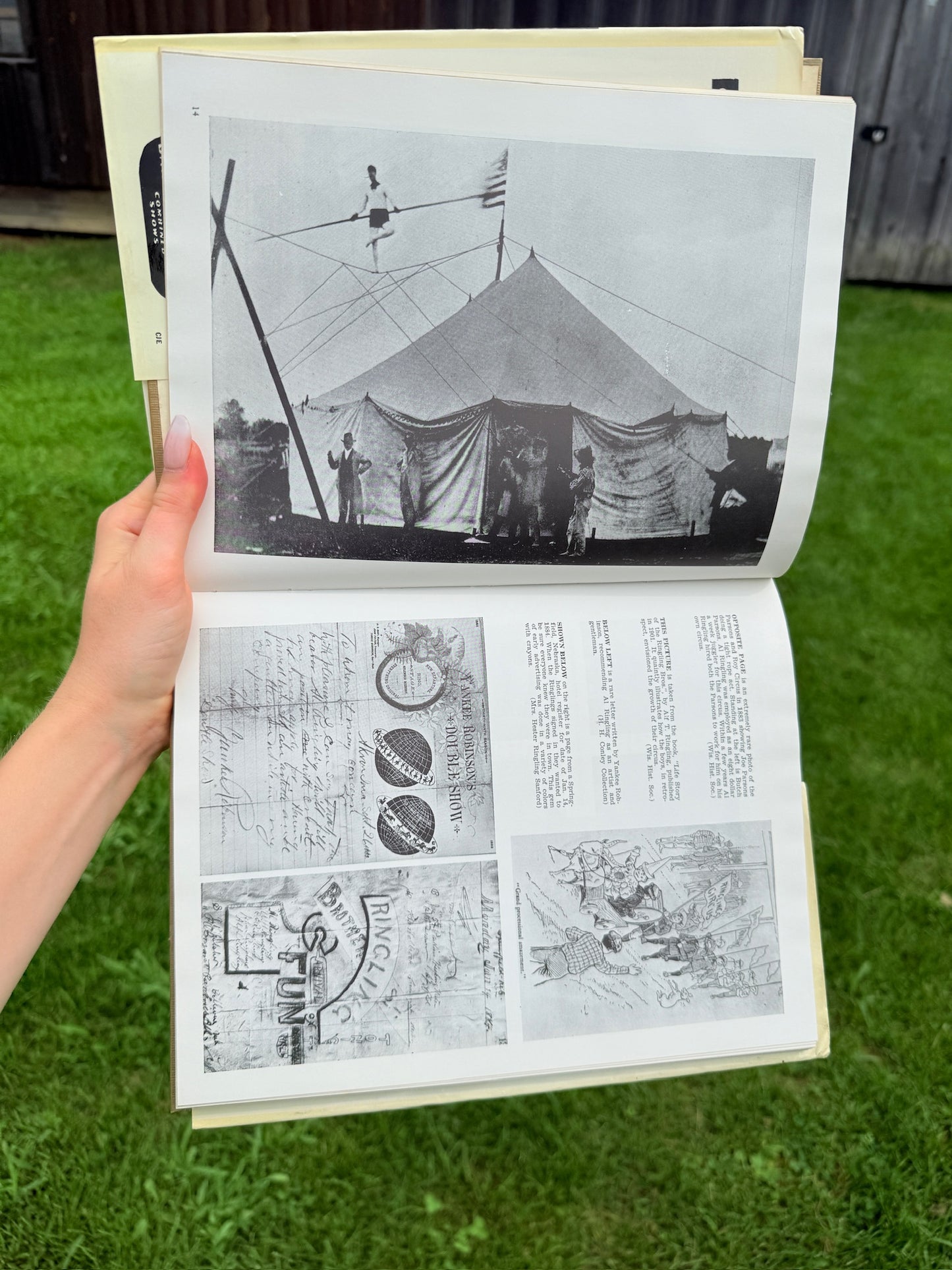 Vintage A Ticket to the Circus Hardcover Book