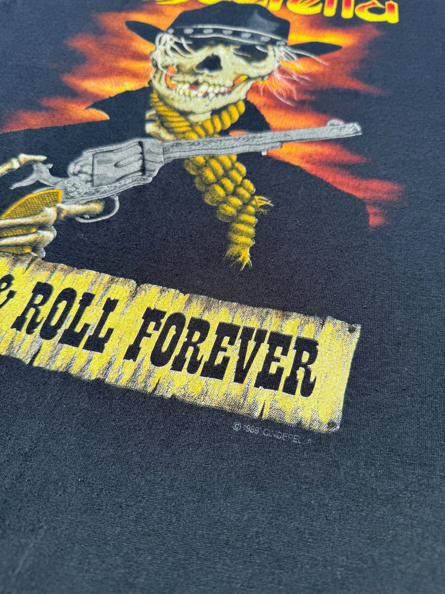 Vintage 1989 Cinderella Rock 'n' Roll Forever Tour Tee | Medium