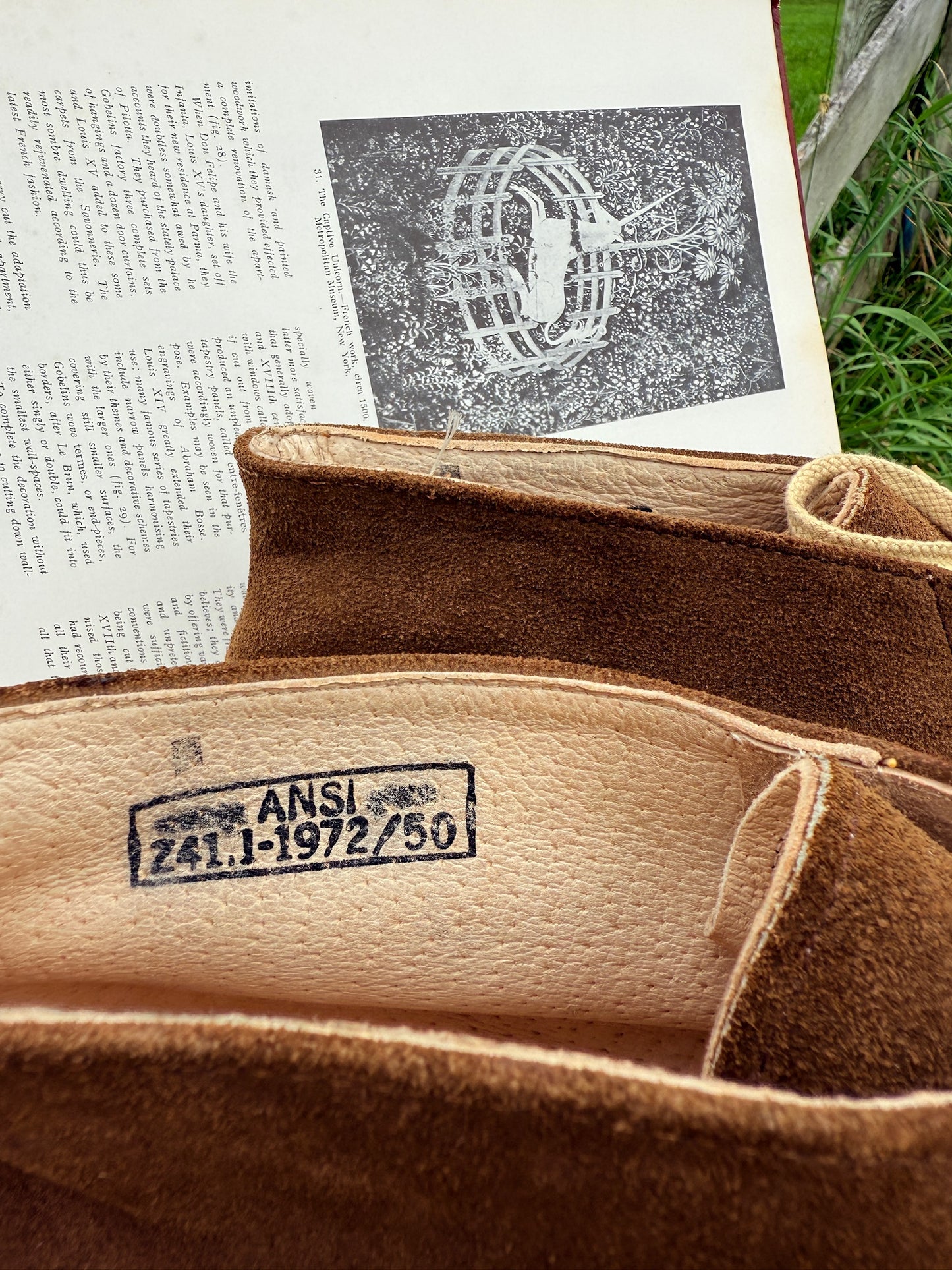Vintage 1970s Iron Age Suede Leather Lace-Up Ankle Boots | Men’s 9.5