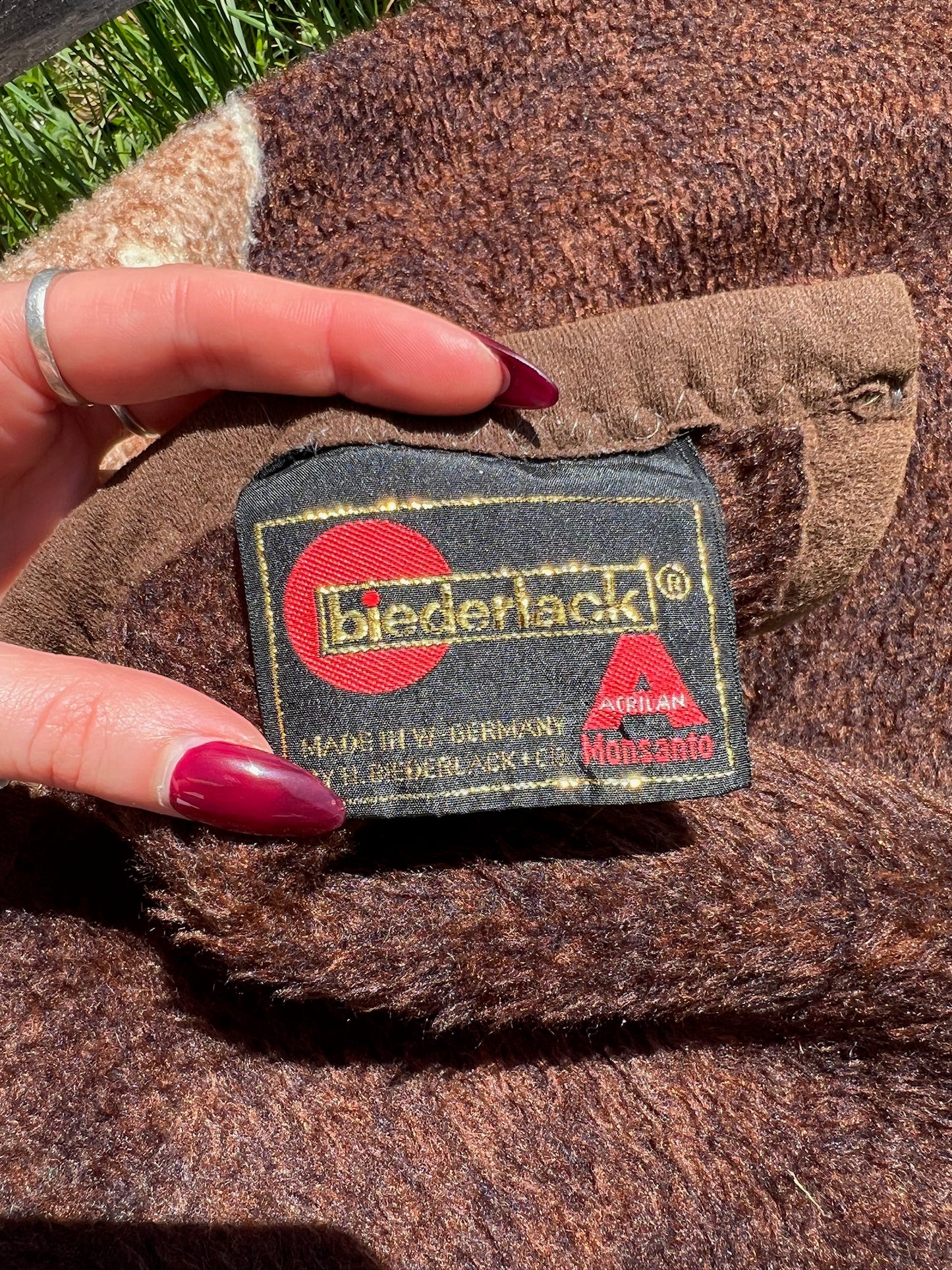 Vintage 1980s Biederlack Two-Sided Horse Blanket