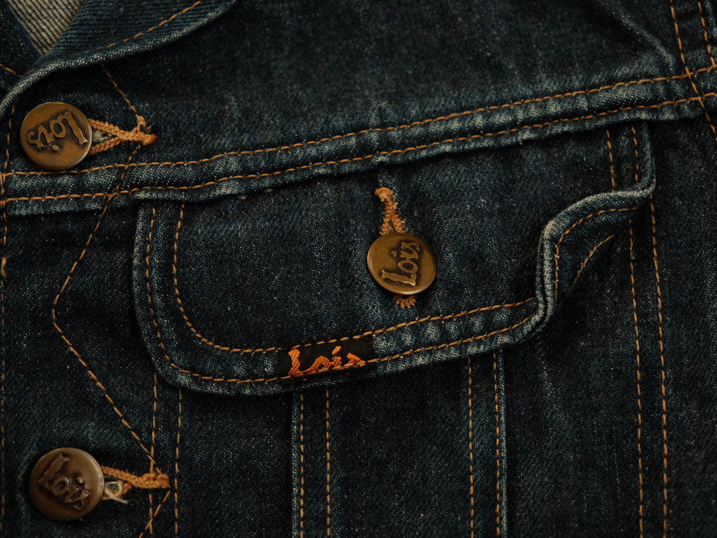 Vintage 1970s Lois Dark Wash Denim Jacket | XS
