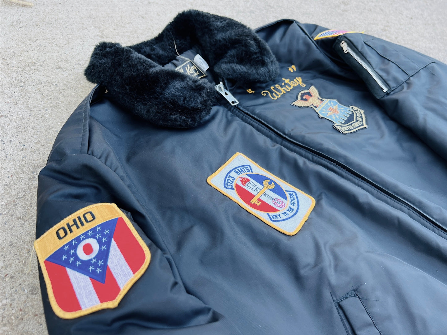 Vintage 1970s “Whitey” U.S. Air Force Bomber Jacket | Medium