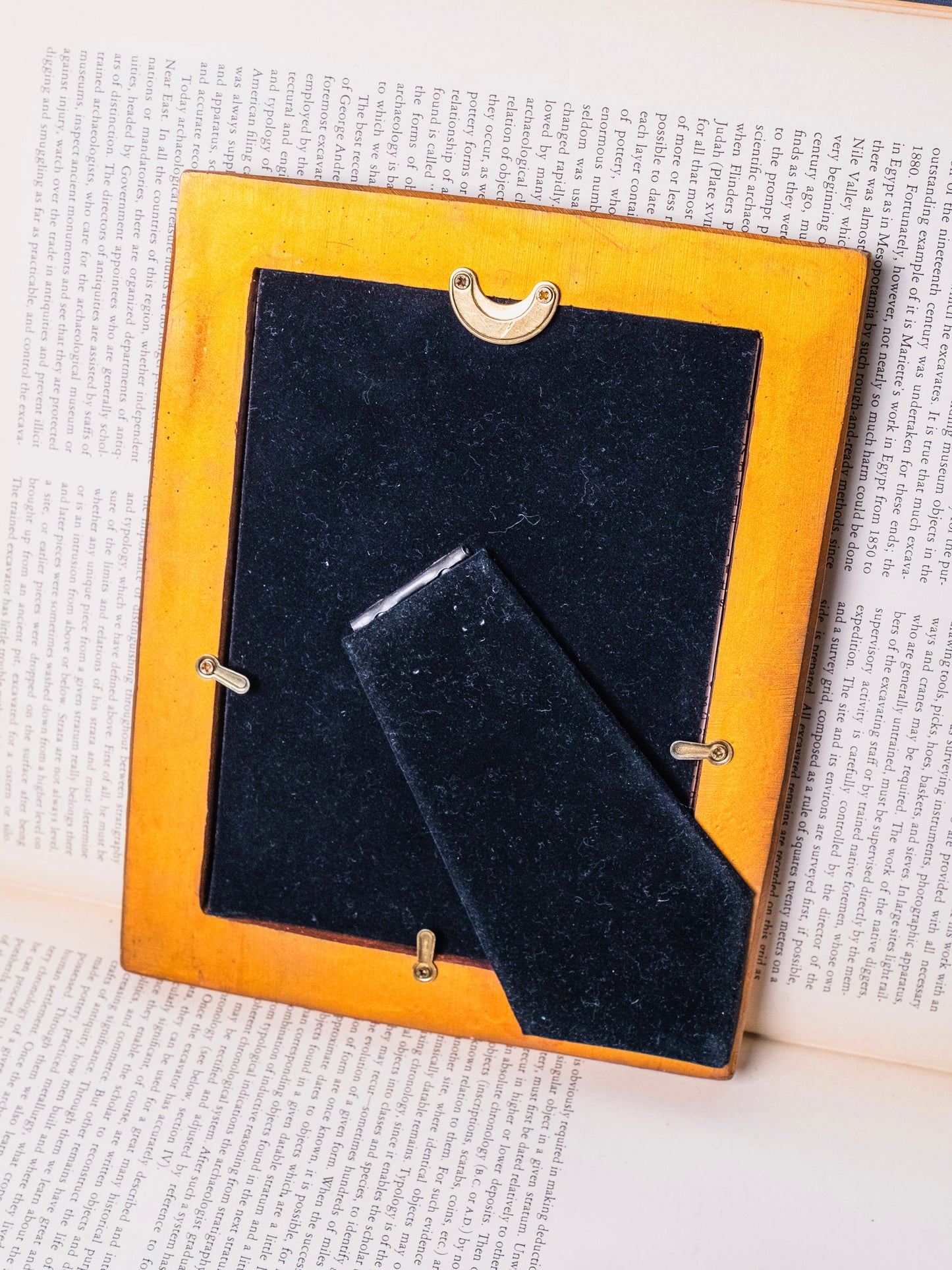 Vintage Gold Framed "Cowboy & His Horse" Print Artwork