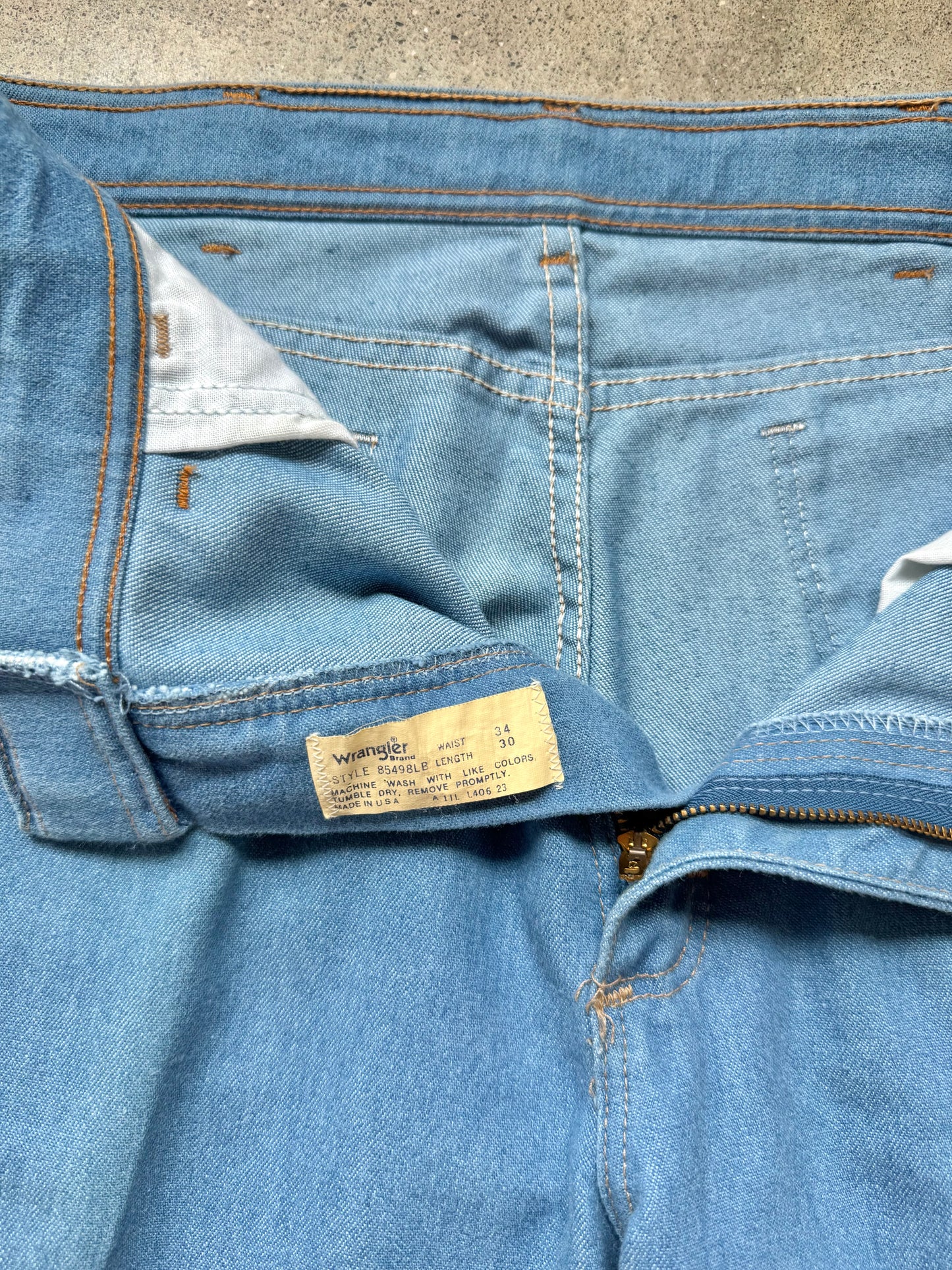 Vintage Wrangler Bootcut Stretch Jeans | 34x30