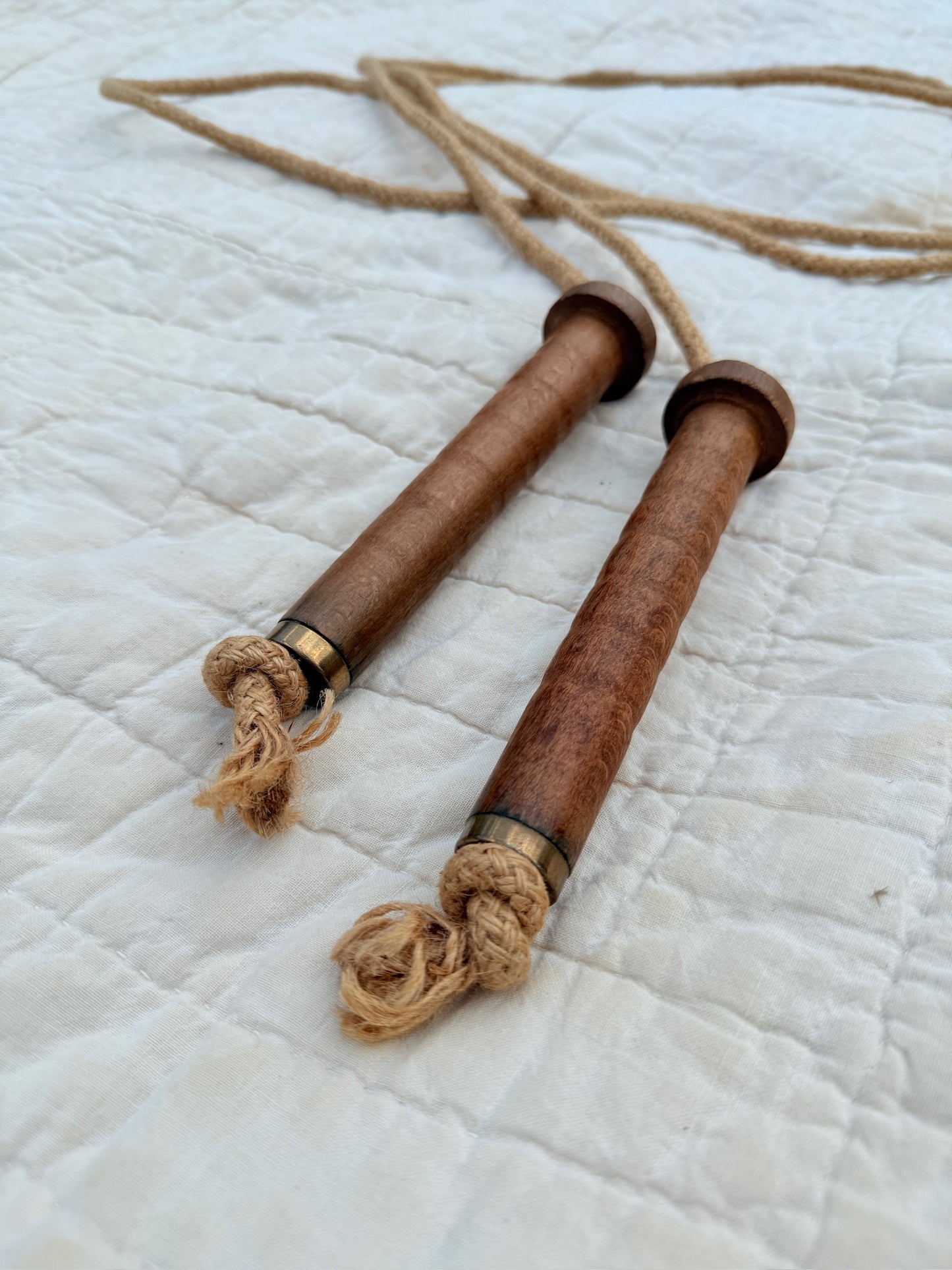 Antique Wood Handle Jump Rope