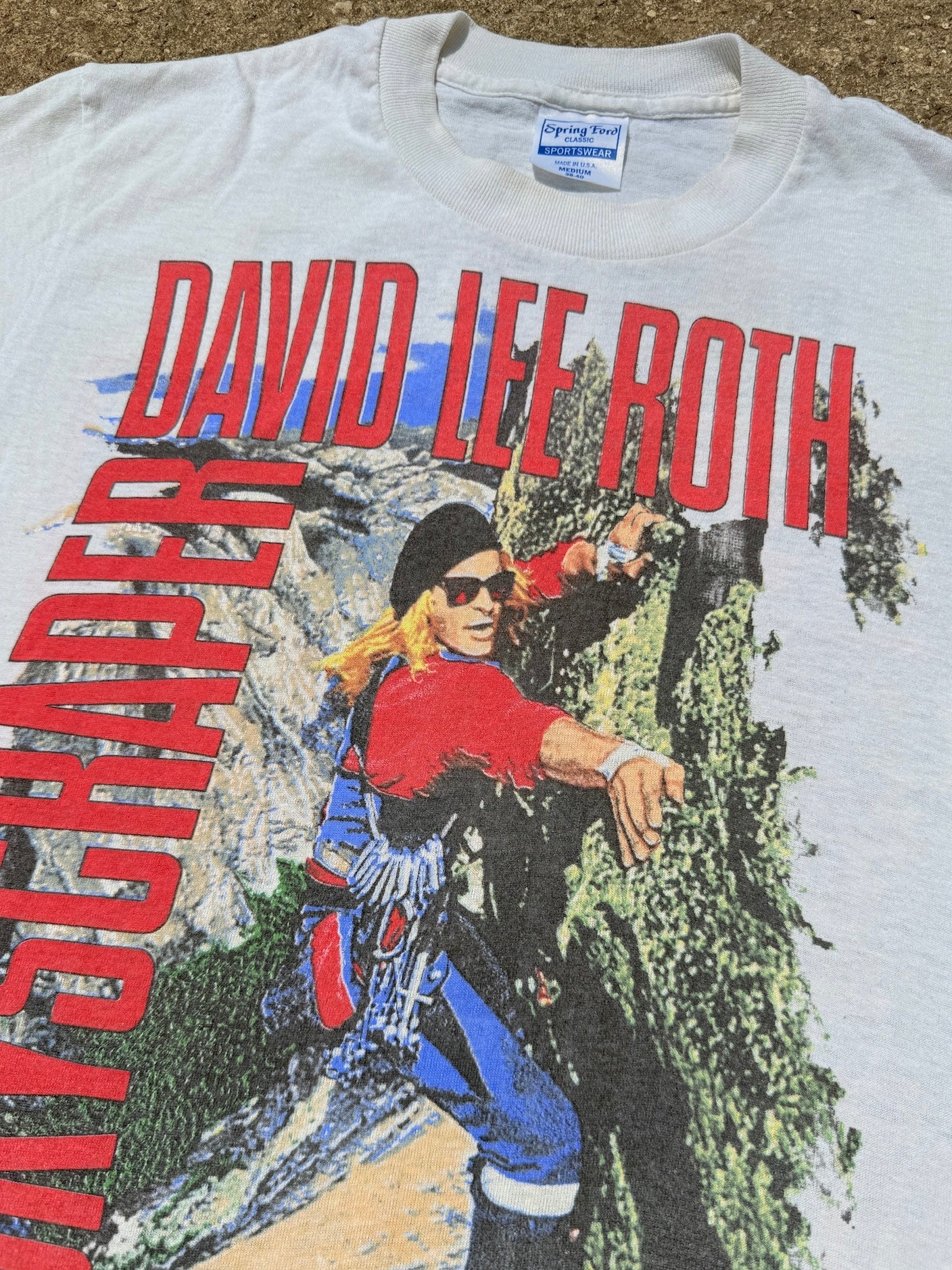 Vintage 1988 David Lee Roth Skyscraper Tour Tee | Medium