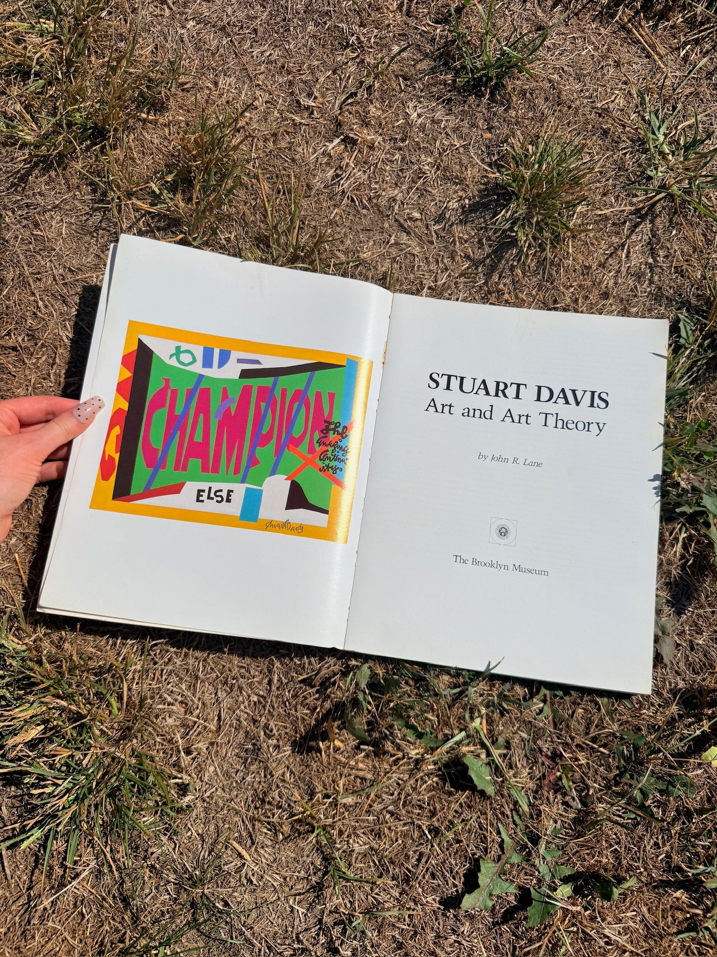 Vintage 1970s Stuart Davis: Art & Art Theory Exhibition Book
