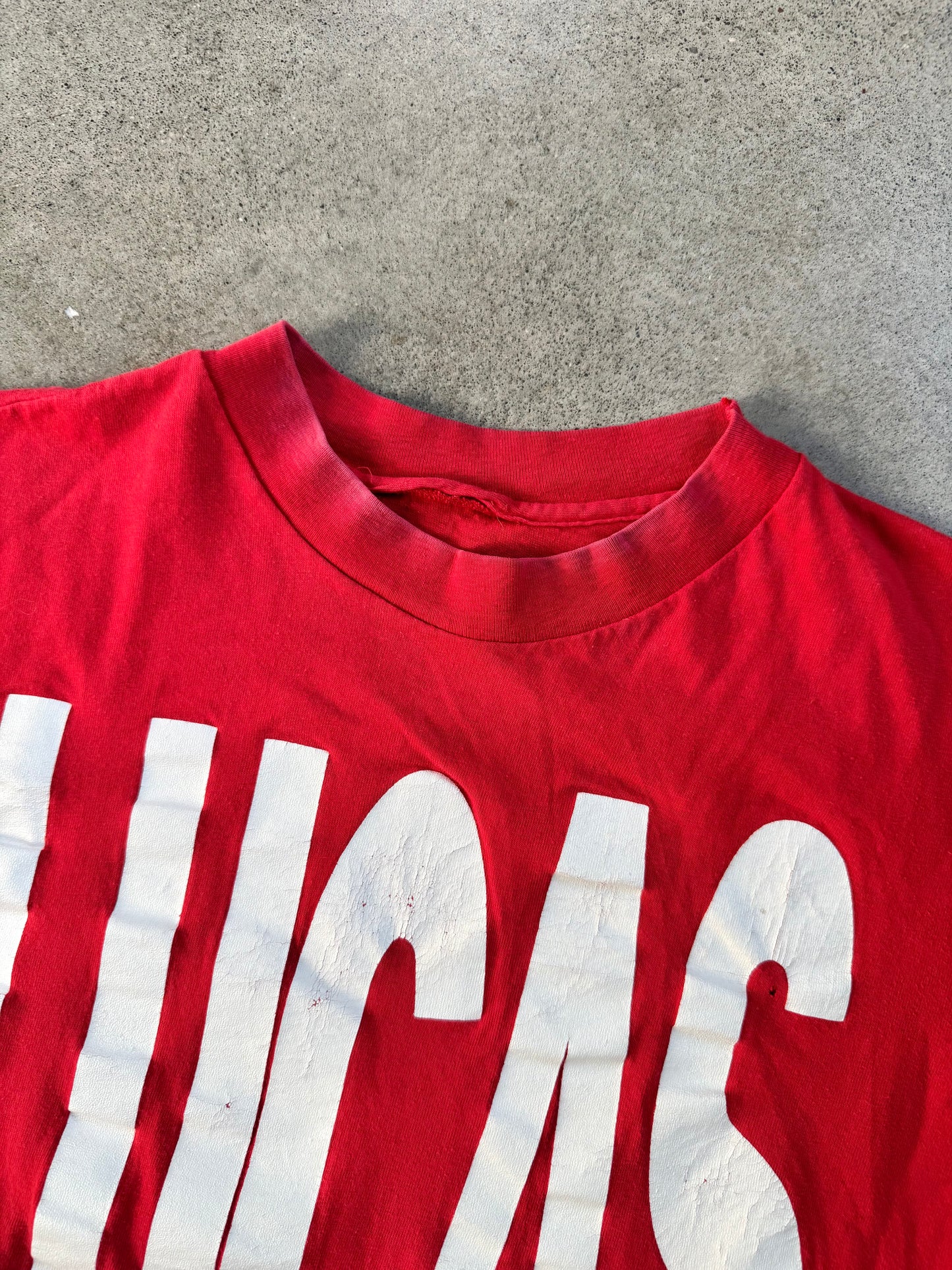 Vintage 1986 Lucas Movie Red Graphic Tee | Medium