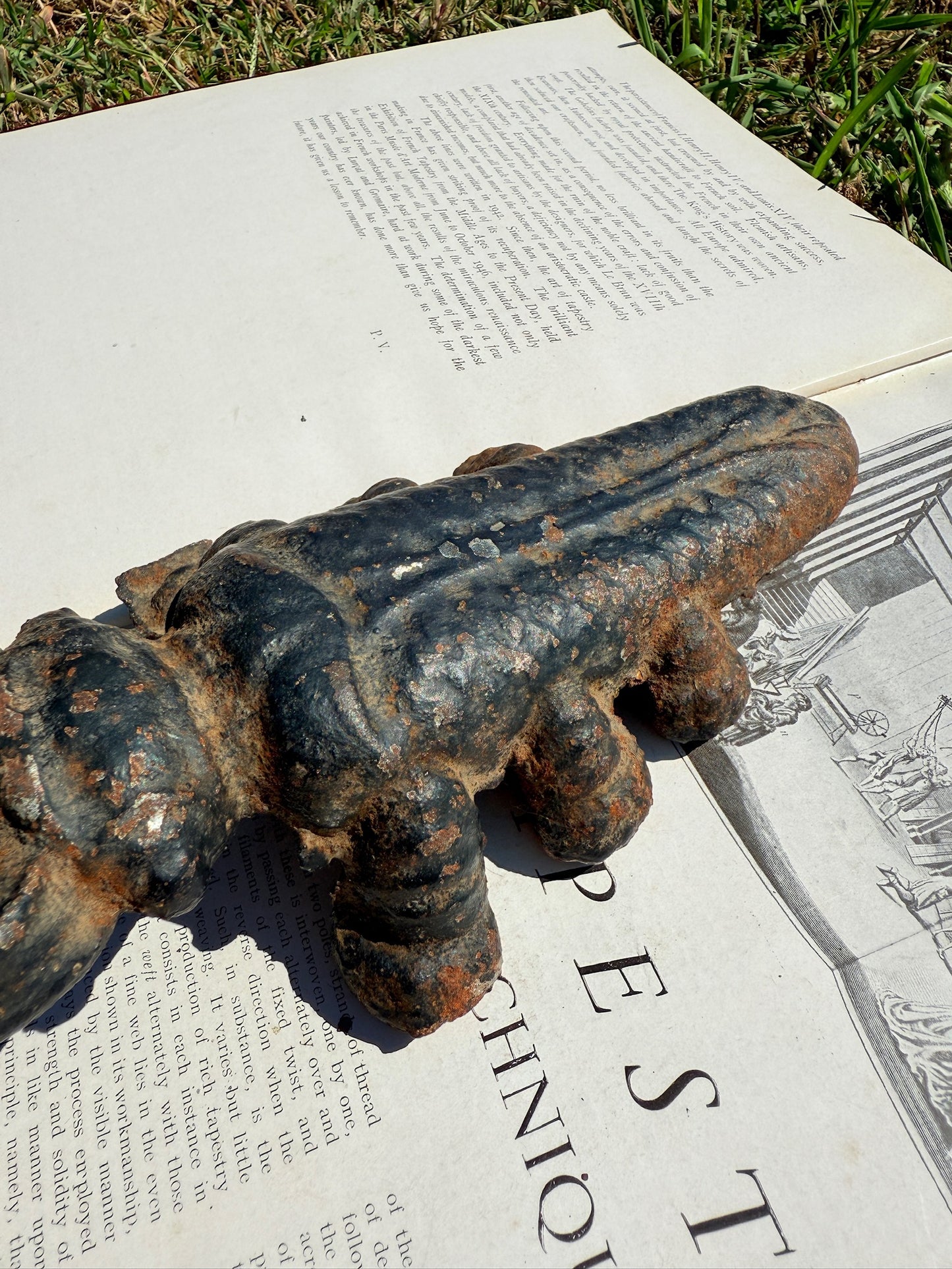 Antique Victorian Cast Iron Beetle Boot Jack
