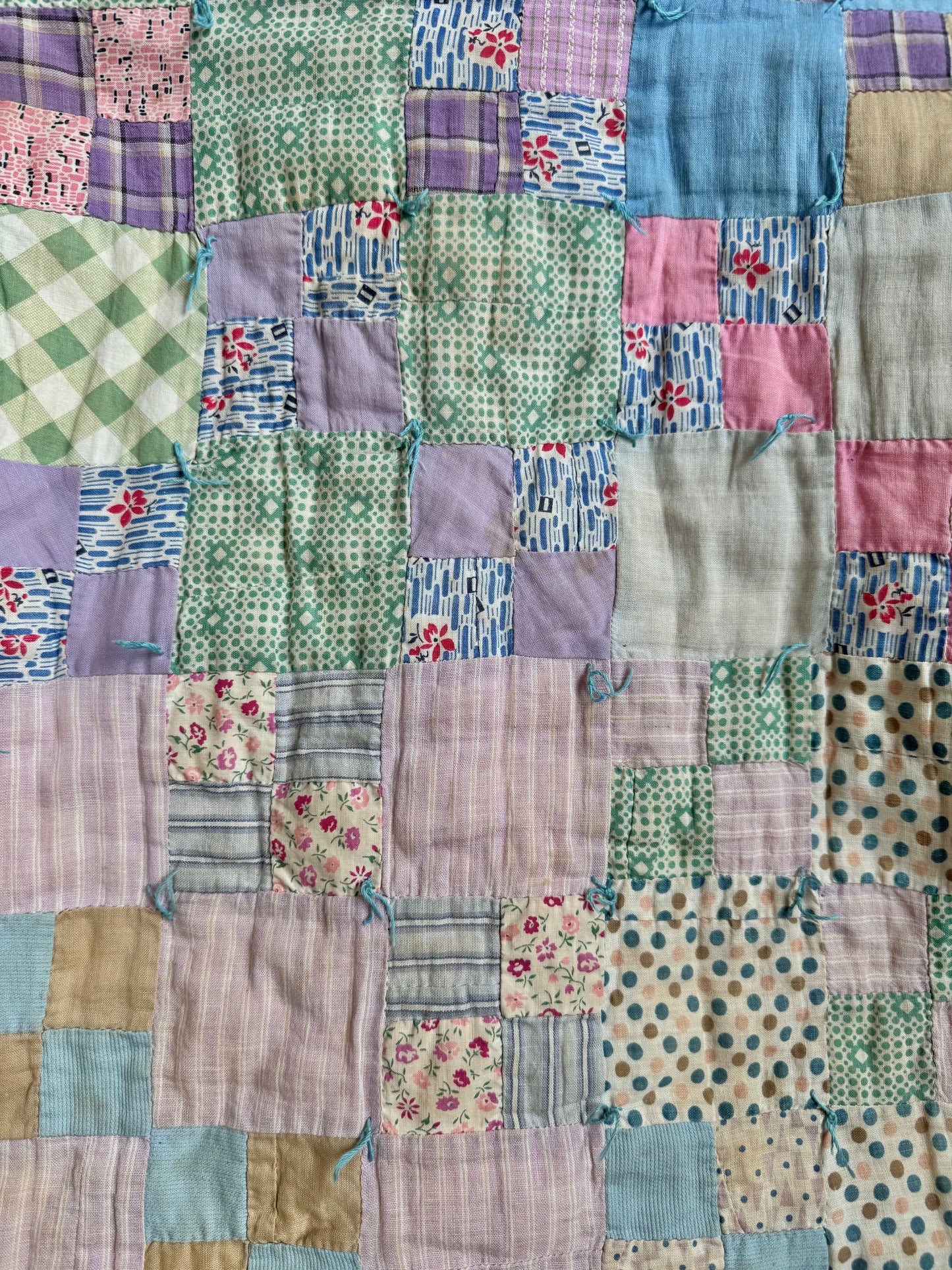 Vintage Handmade Patchwork Quilted Jacket | Large