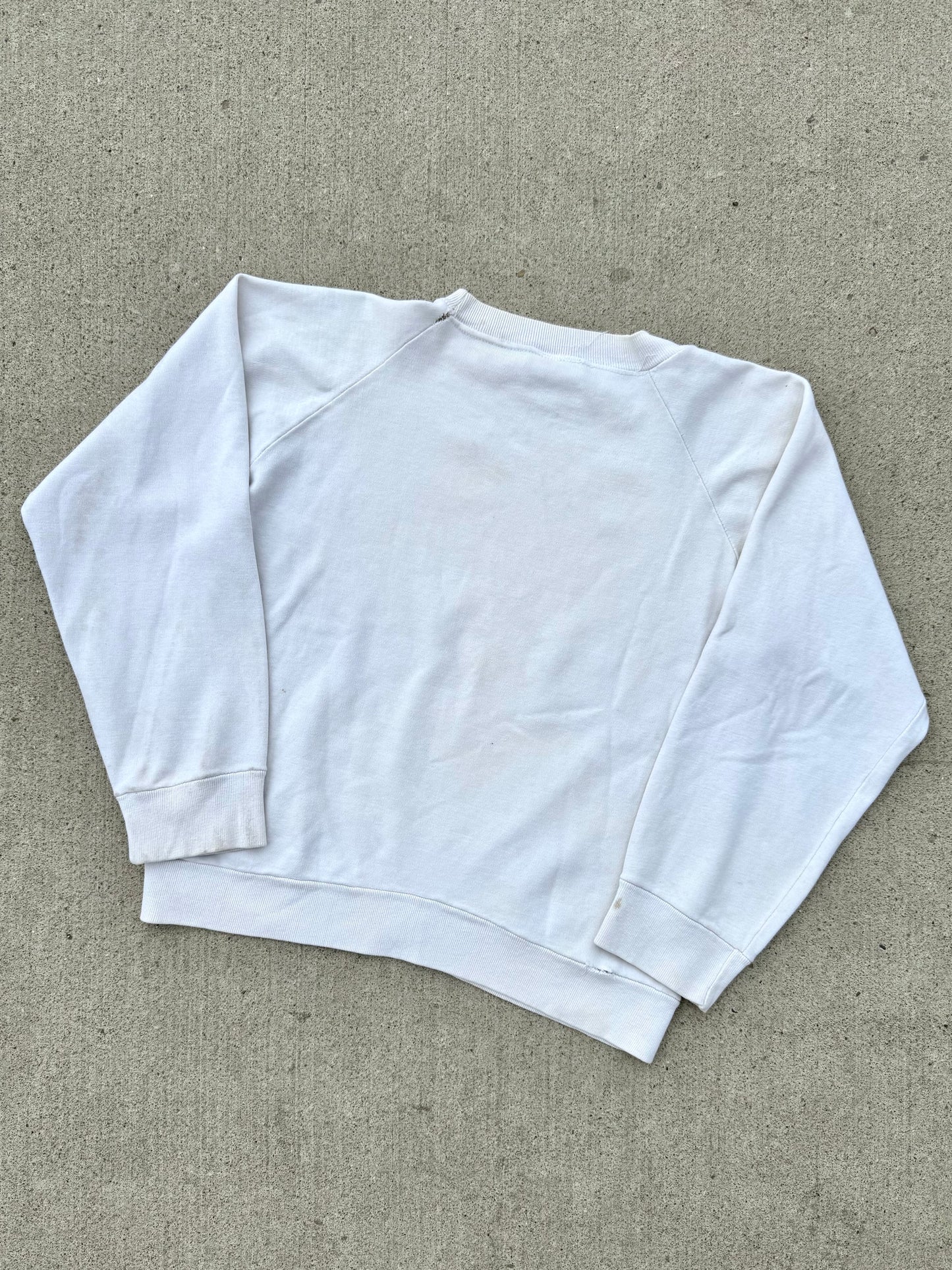 Vintage 1970s Mickey & Minnie High School Sweethearts Raglan Sweatshirt | S/M