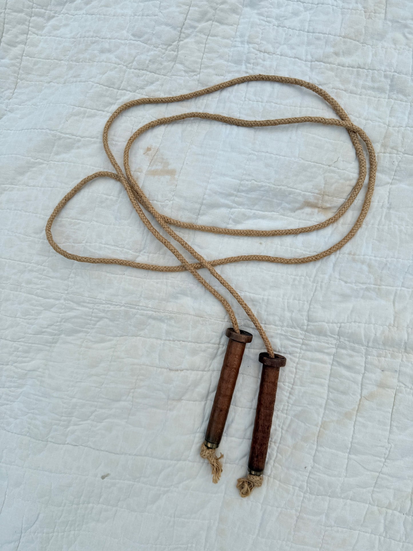 Antique Wood Handle Jump Rope