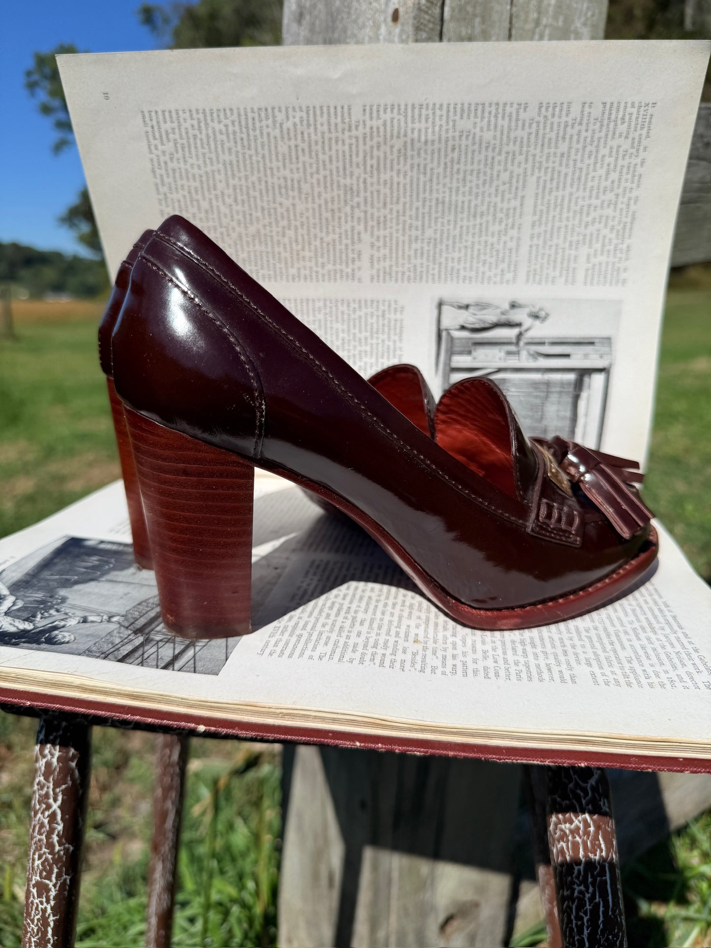 2000s Marc By Marc Jacobs Patent Leather Tassel Loafer Pumps | EU 37.5