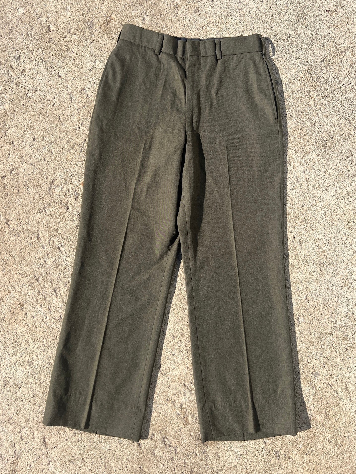 Military Wool Trousers | Waist 32”