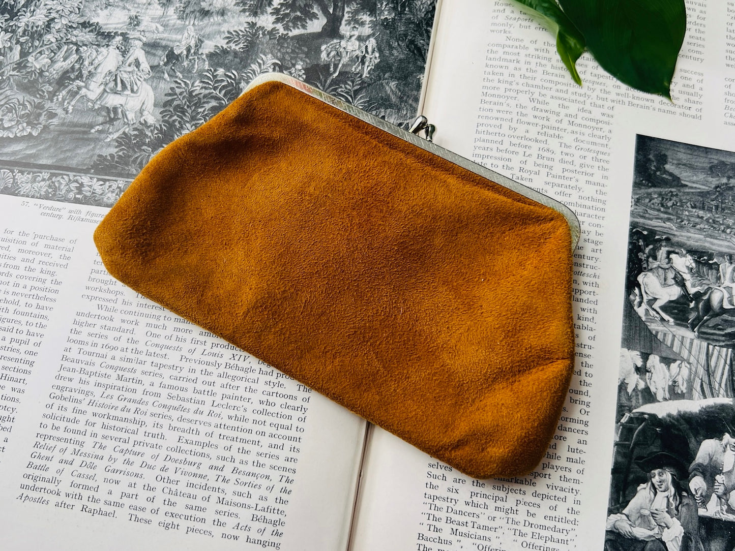 Vintage 1960s Suede Leather Wallet