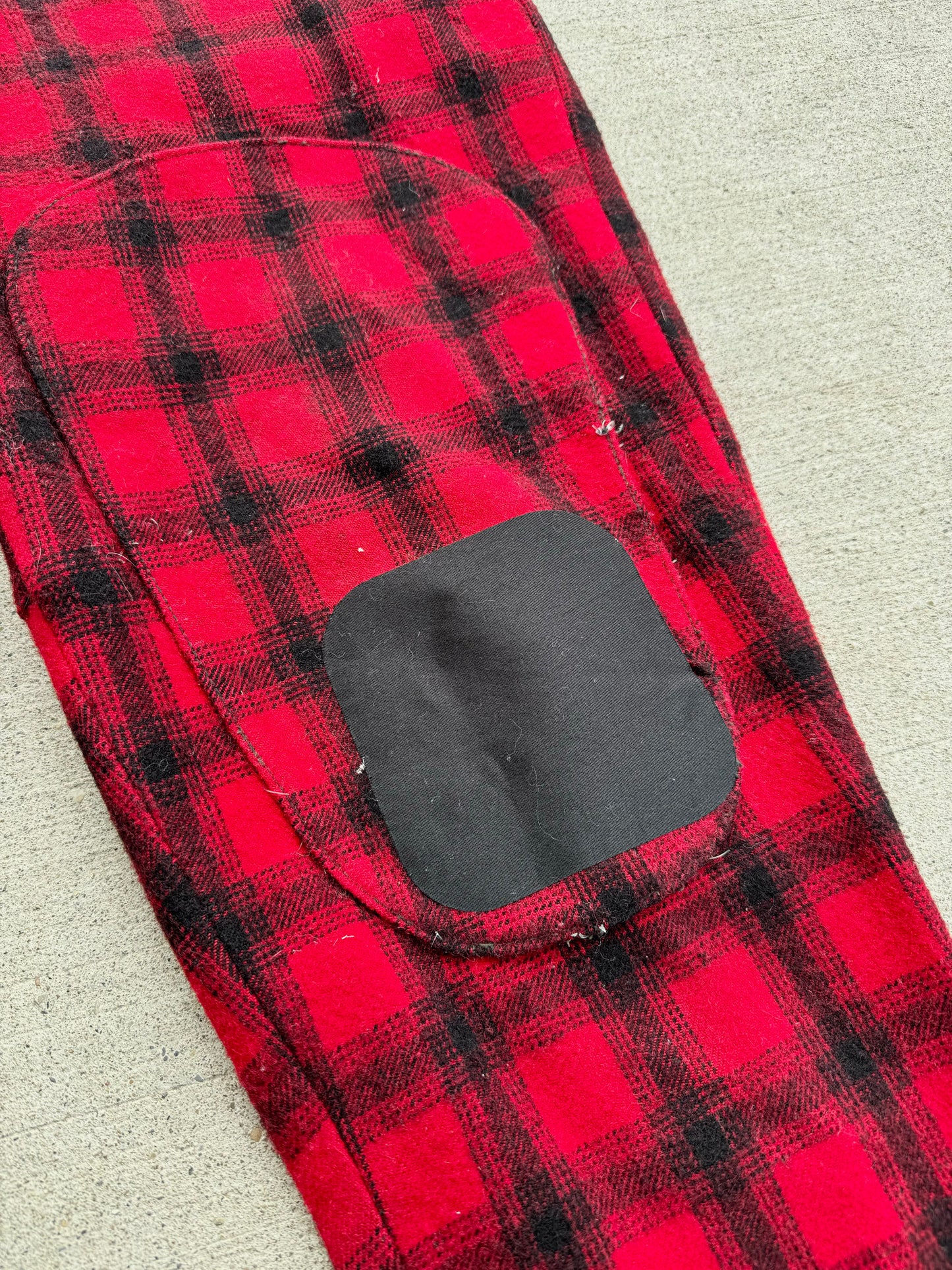 Vintage Woolrich Red Plaid Wool Hunting Pants | Large