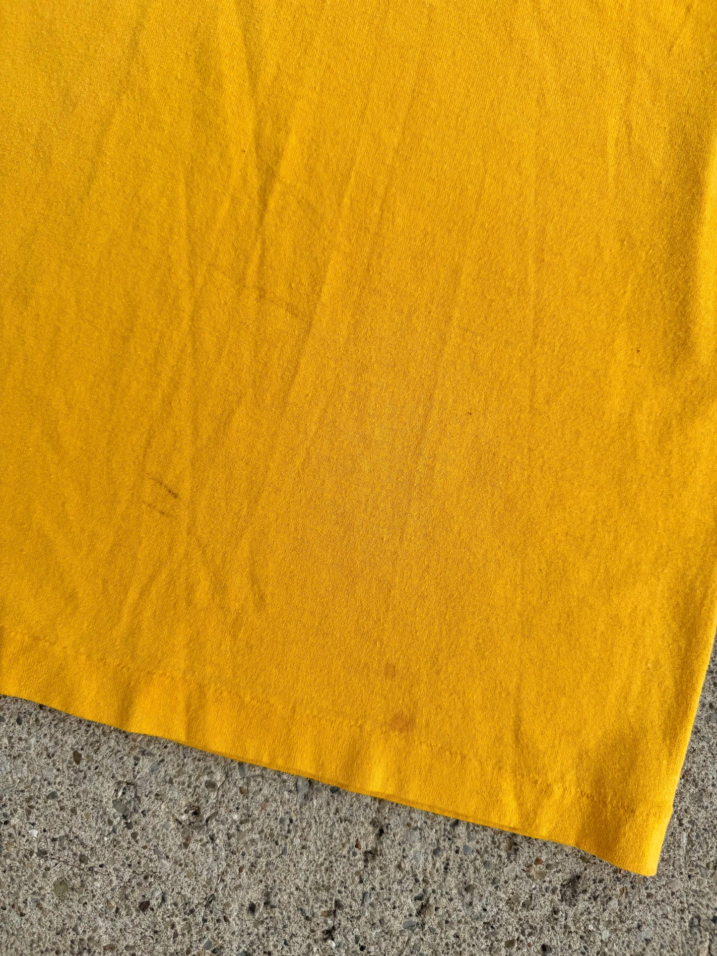 Vintage 1980s Yellow 3761 STUS Airpower Graphic Tee | Large