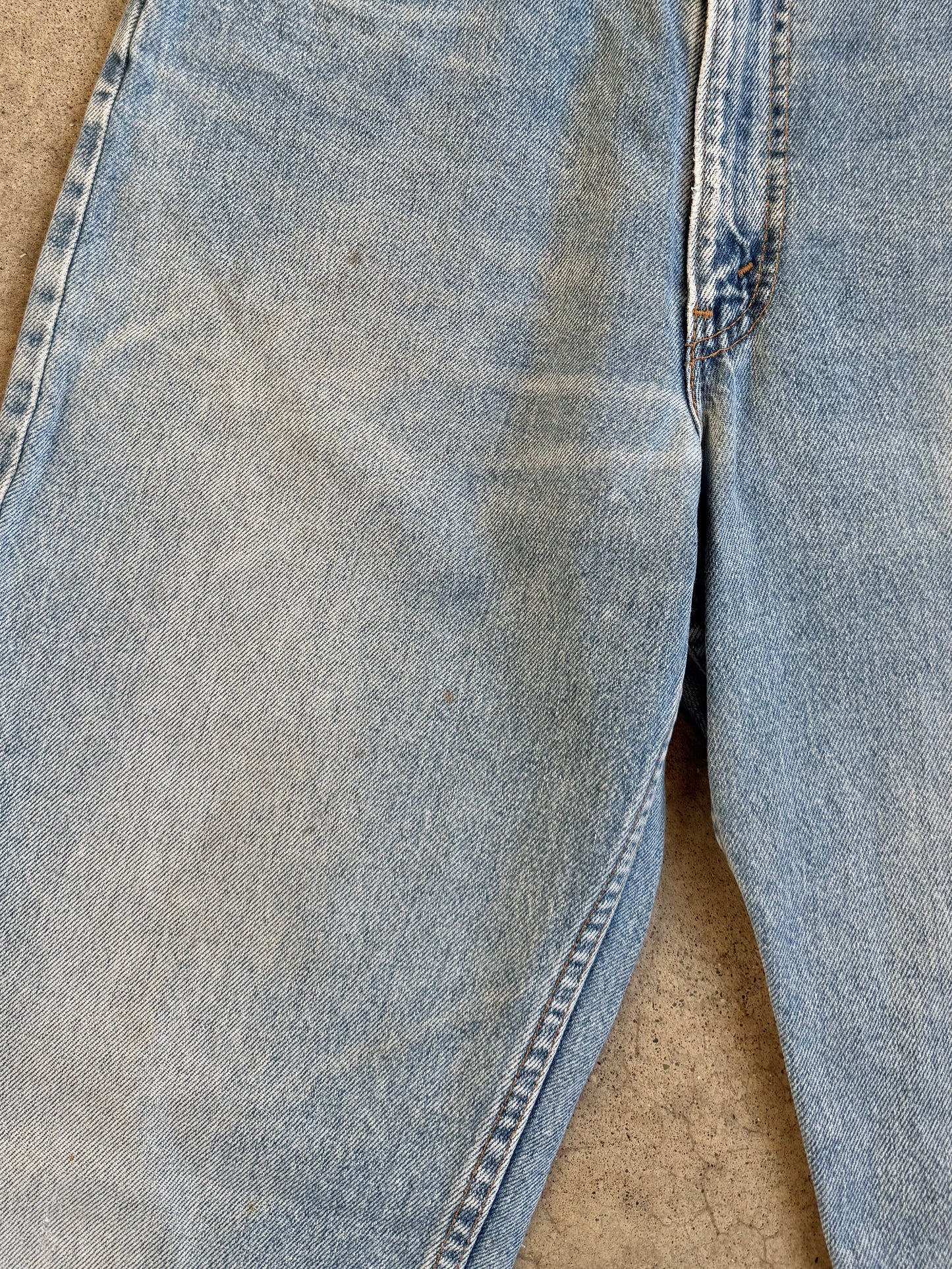 Vintage 1980s Levi's Orange Tab 550 Relaxed Tapered Jeans | 33x34