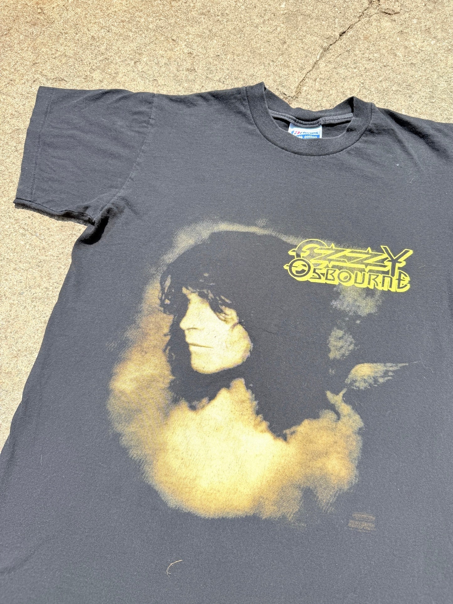 Vintage 1991/92 Ozzy Osbourne Theatre of Madness Tour Black Band Tee | Medium