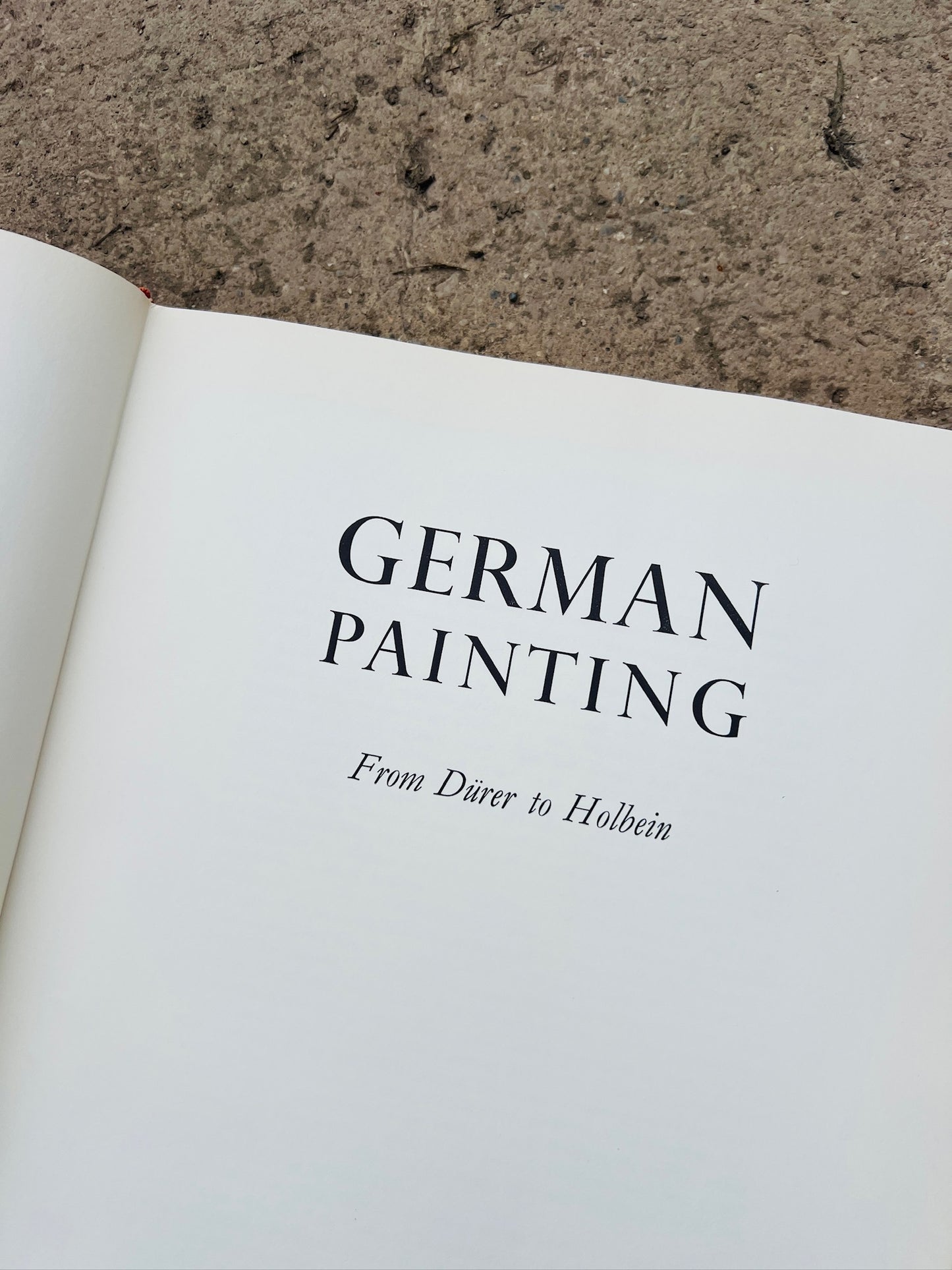 Vintage German Painting Book