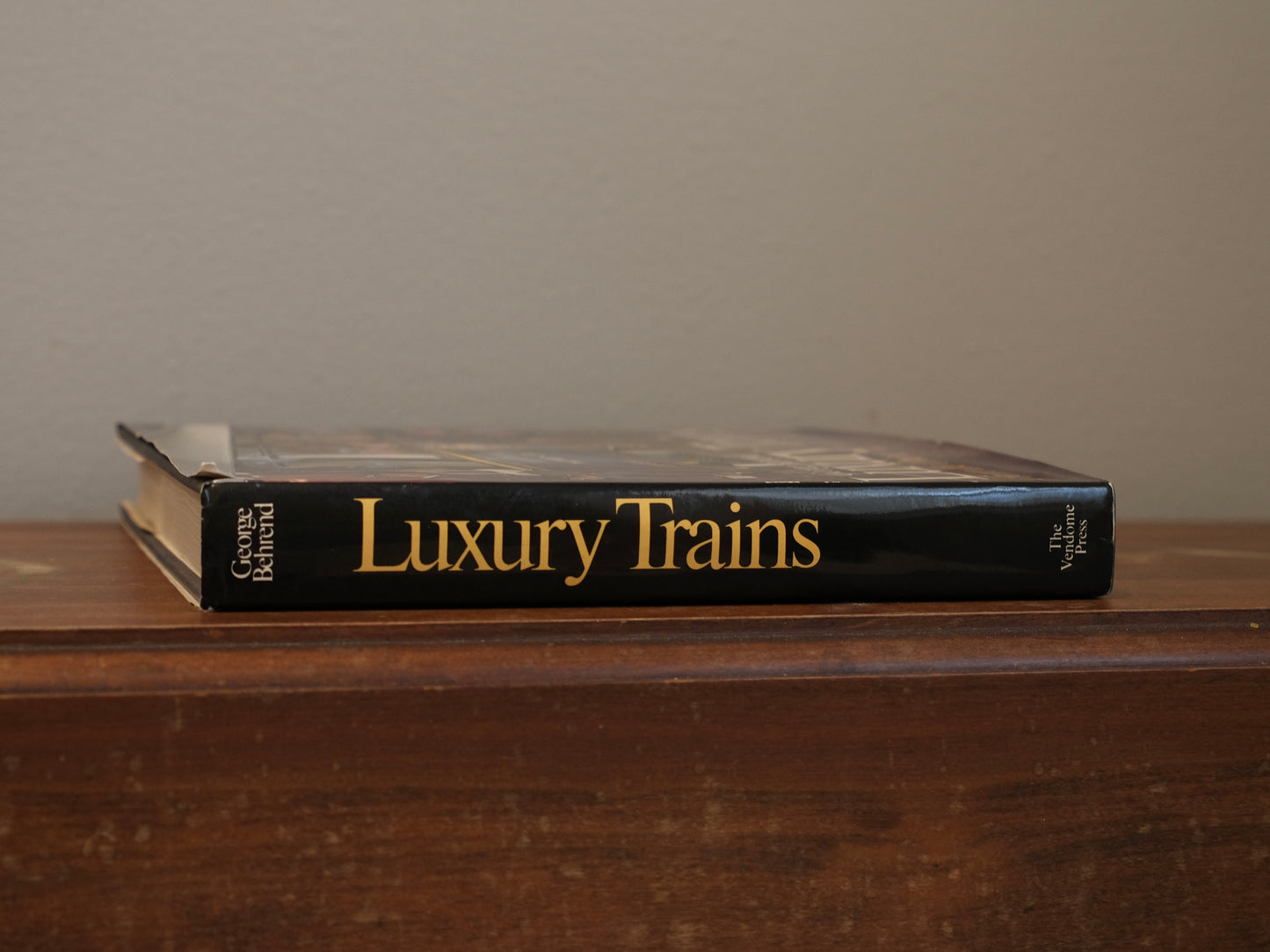 Vintage Luxury Trains Hardcover Book