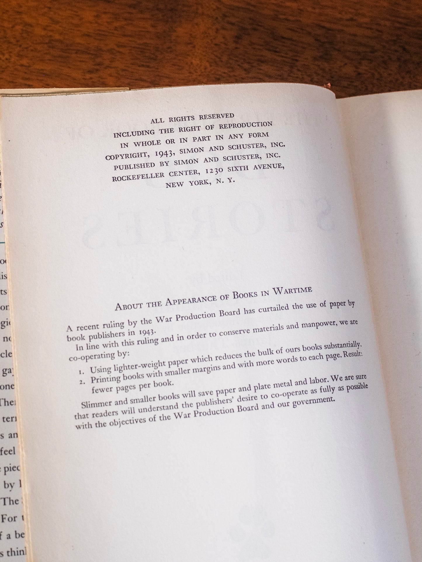 Vintage 1943 The Fireside Book of Dog Stories