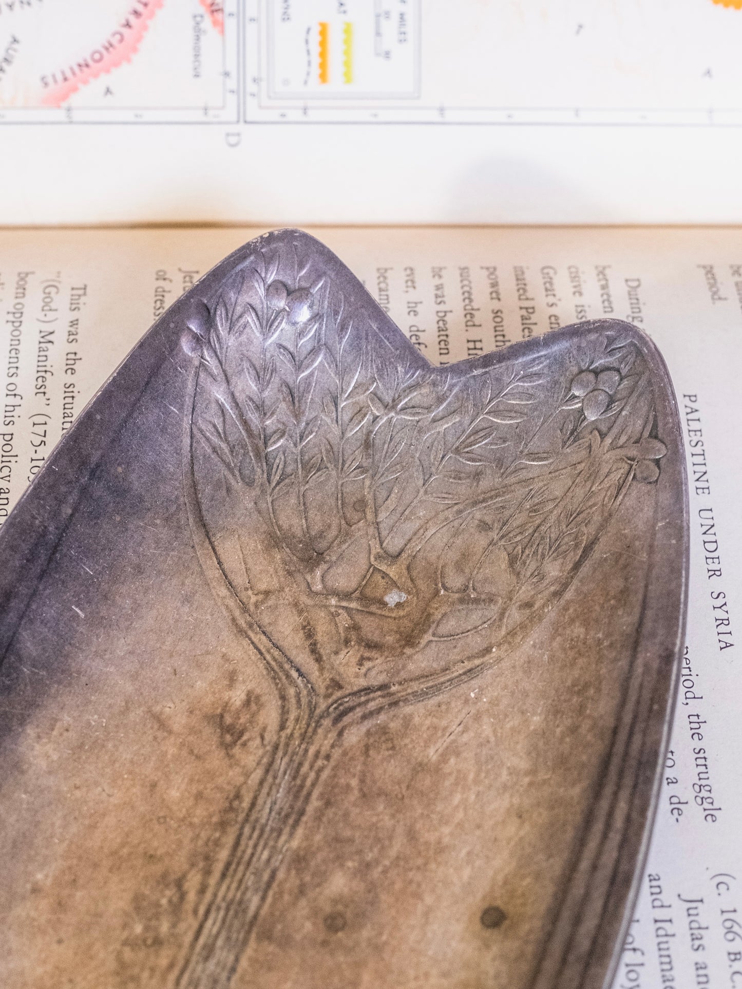 Antique 1900s Art Nouveau "Tree of Life" Christofle Gallia Silver-Plated Apértif Dish