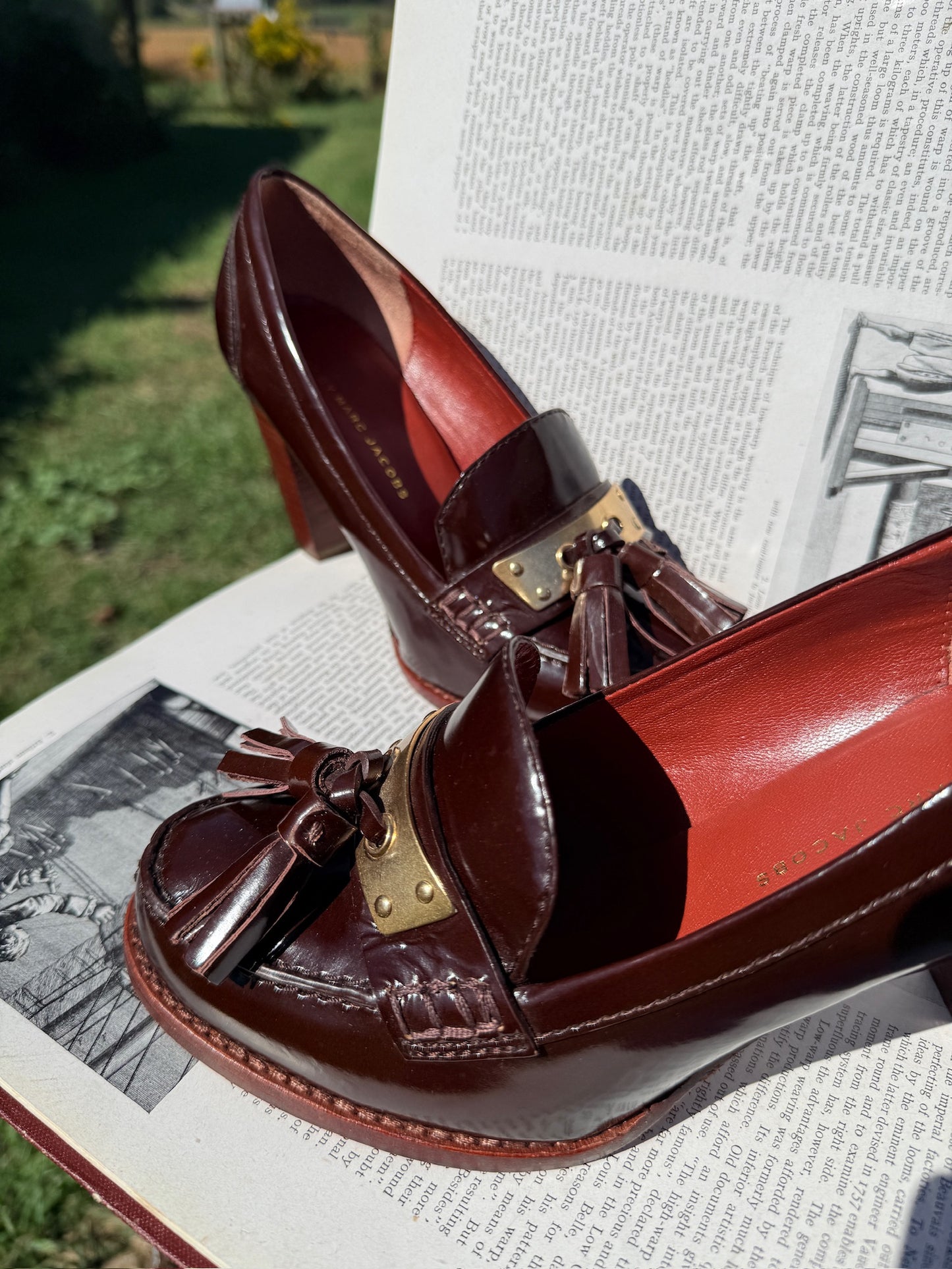 2000s Marc By Marc Jacobs Patent Leather Tassel Loafer Pumps | EU 37.5