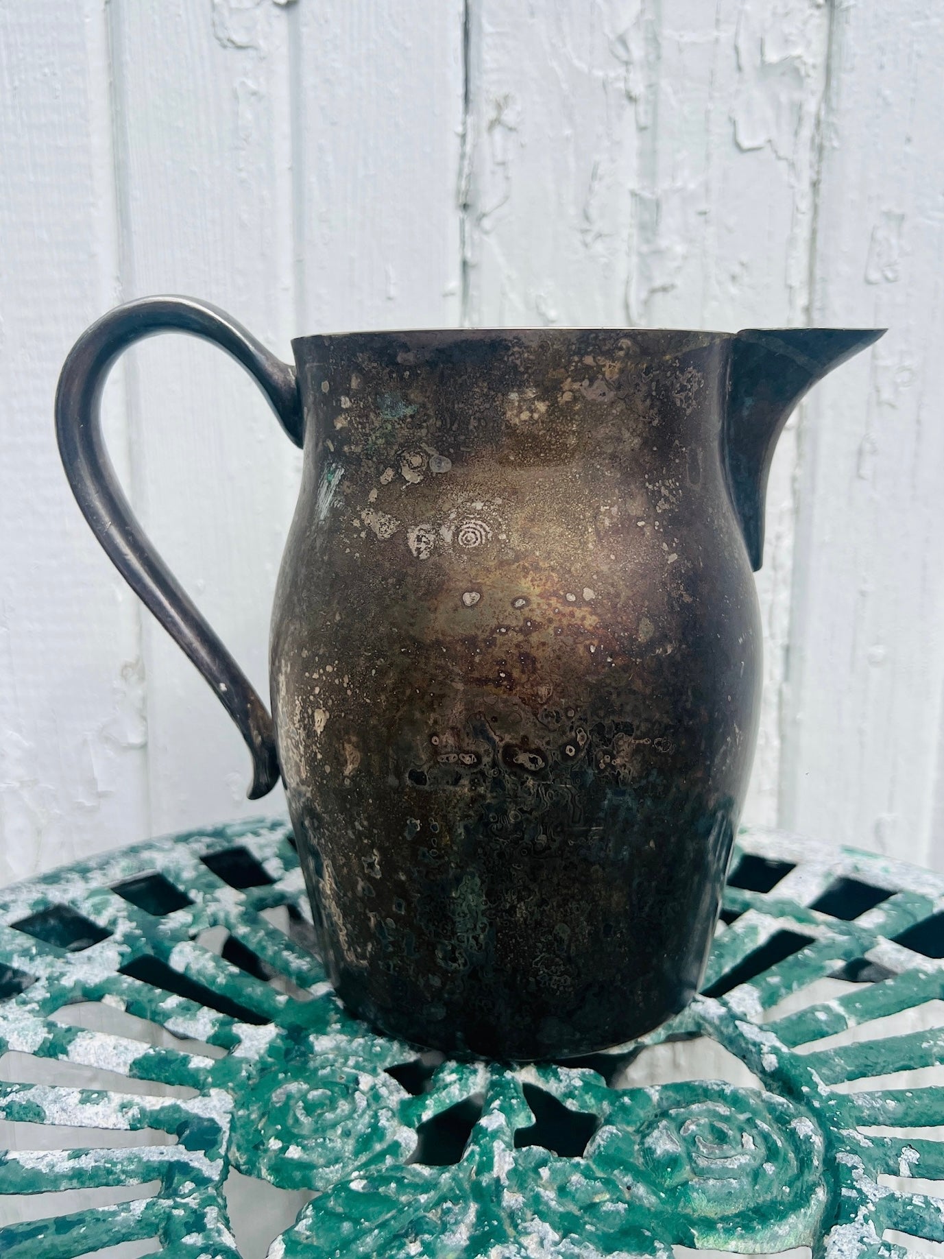 Vintage 1940s Silver Plated Pitcher