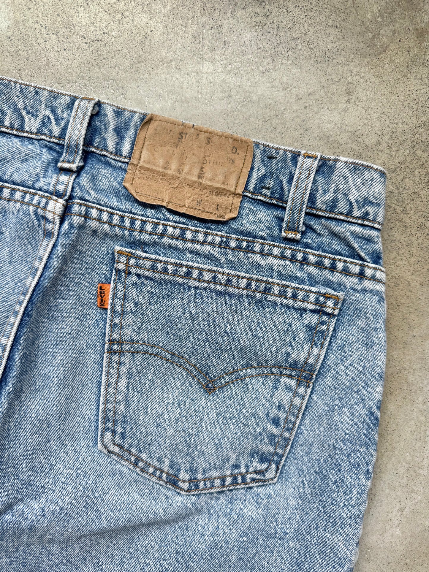Vintage 1980s/90s Levi’s Orange Tab 506 Straight Fit Jeans | 33x34