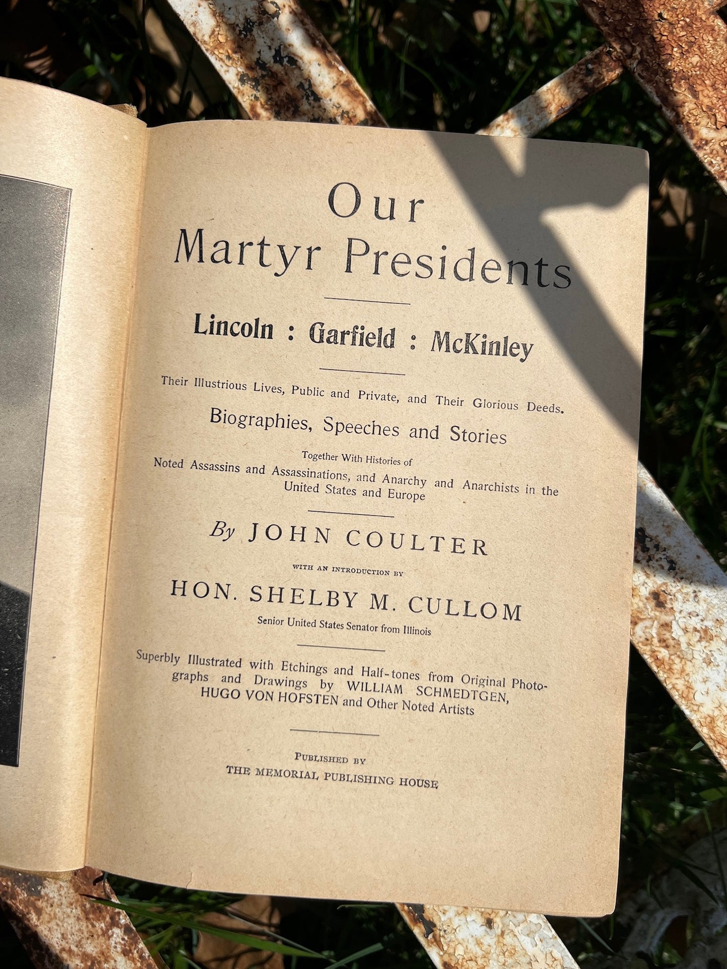 Antique 1901 Our Martyr Presidents Book