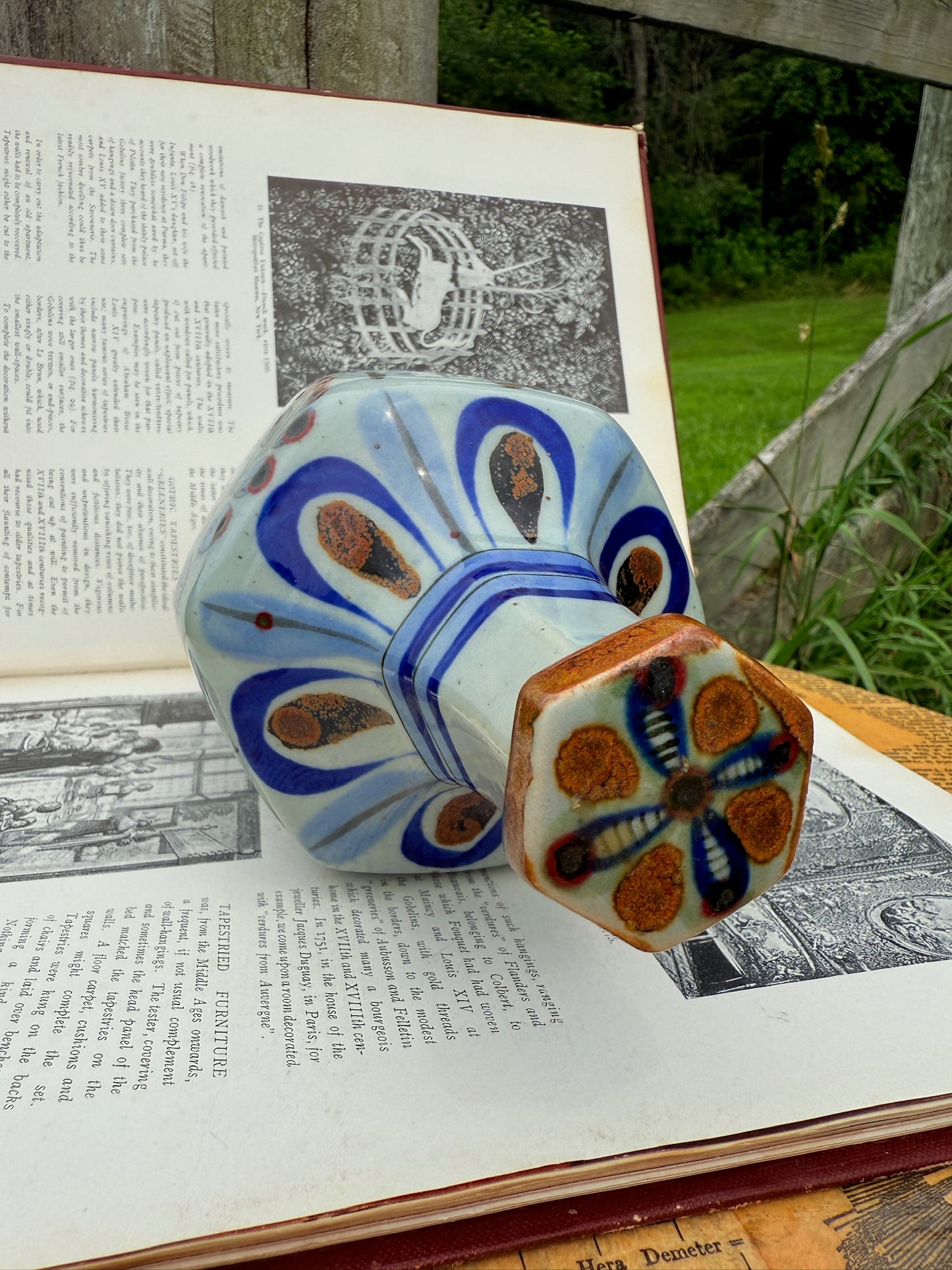 Vintage 1960s Ken Edward’s El Palomar Ceramic Tonala Mexico Decanter