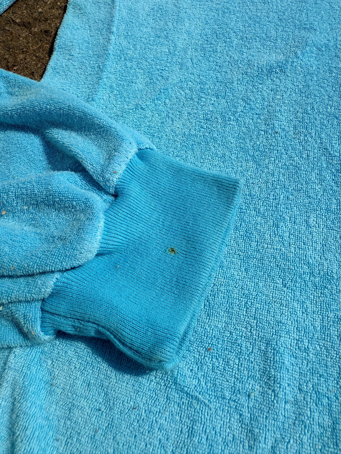 Vintage Izod Lacoste Baby Blue Terrycloth Jogger Set | Medium