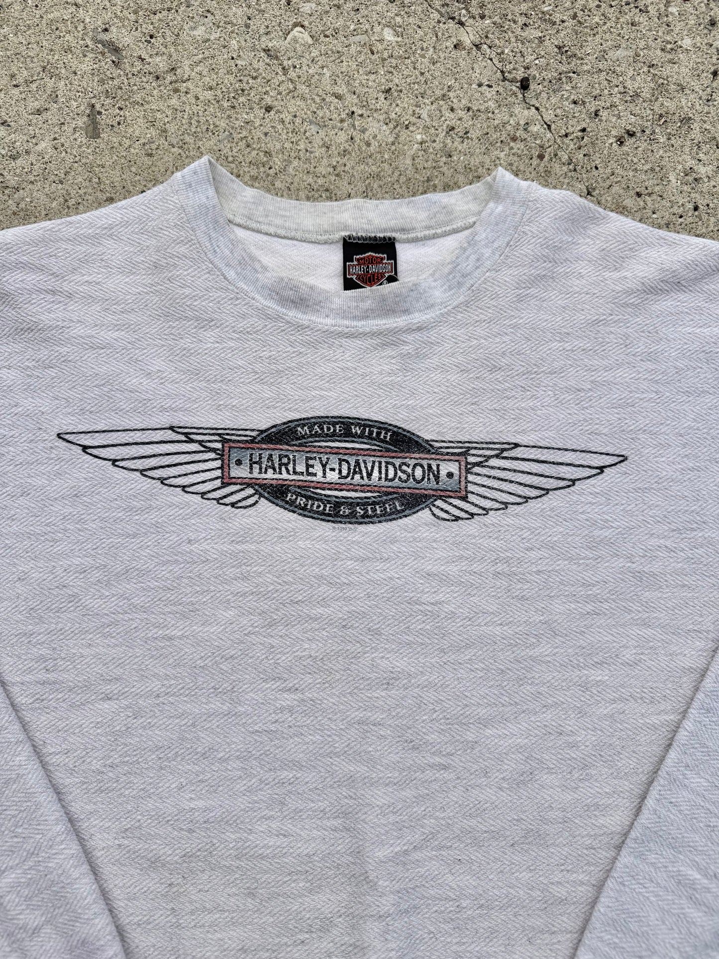 Vintage 1997 Harley Davidson North Bend Oregon Crewneck | Large