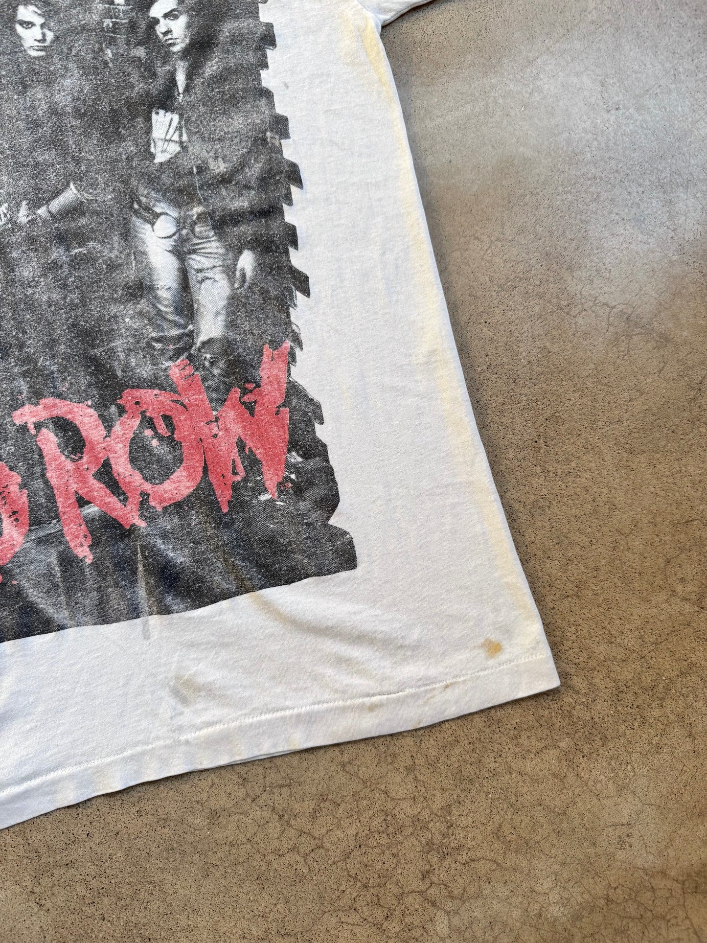 Vintage 1980s Skid Row “Youth Gone Wild” Distressed Band Tee | Large