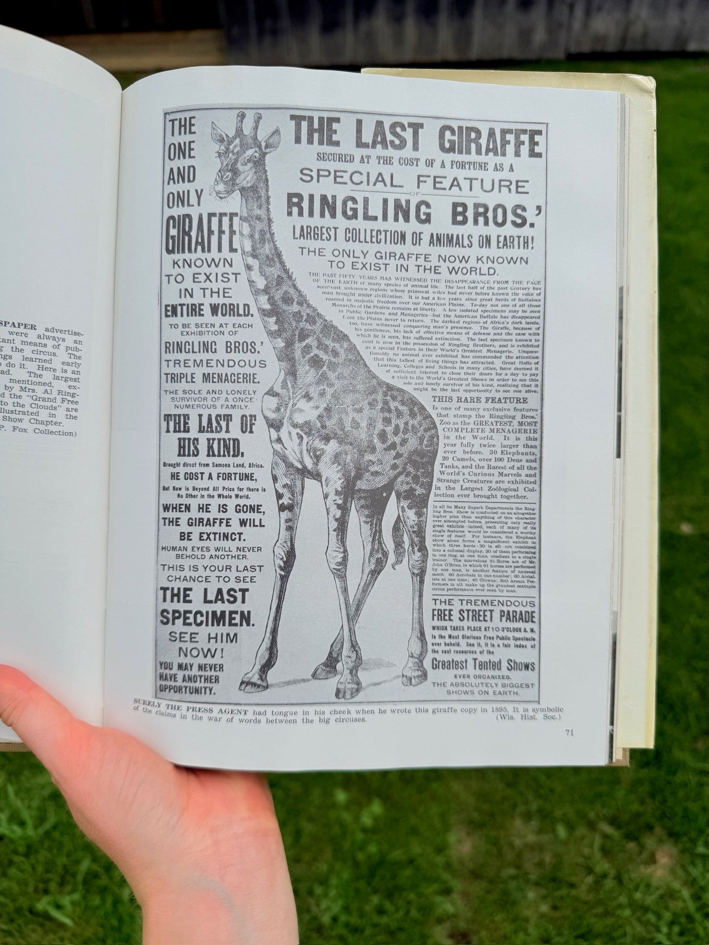Vintage A Ticket to the Circus Hardcover Book