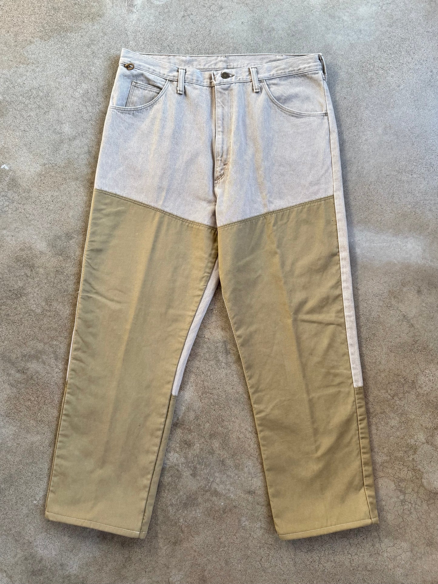 Vintage 1990s Wrangler Rugged Wear Double Knee Brush Pants | Waist 38”
